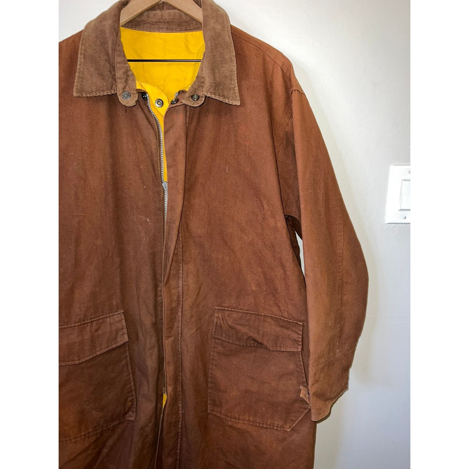 Marlboro Vintage Marlboro Trench Coat Reversible Jacket Broken Zipper Size US L / EU 52-54 / 3 - 2 Thumbnail
