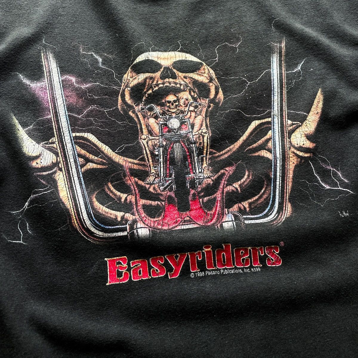 Harley Davidson × Vintage Vintage Rare Easyriders Motorcycle 1998 Paisano Publications Size US L / EU 52-54 / 3 - 2 Thumbnail