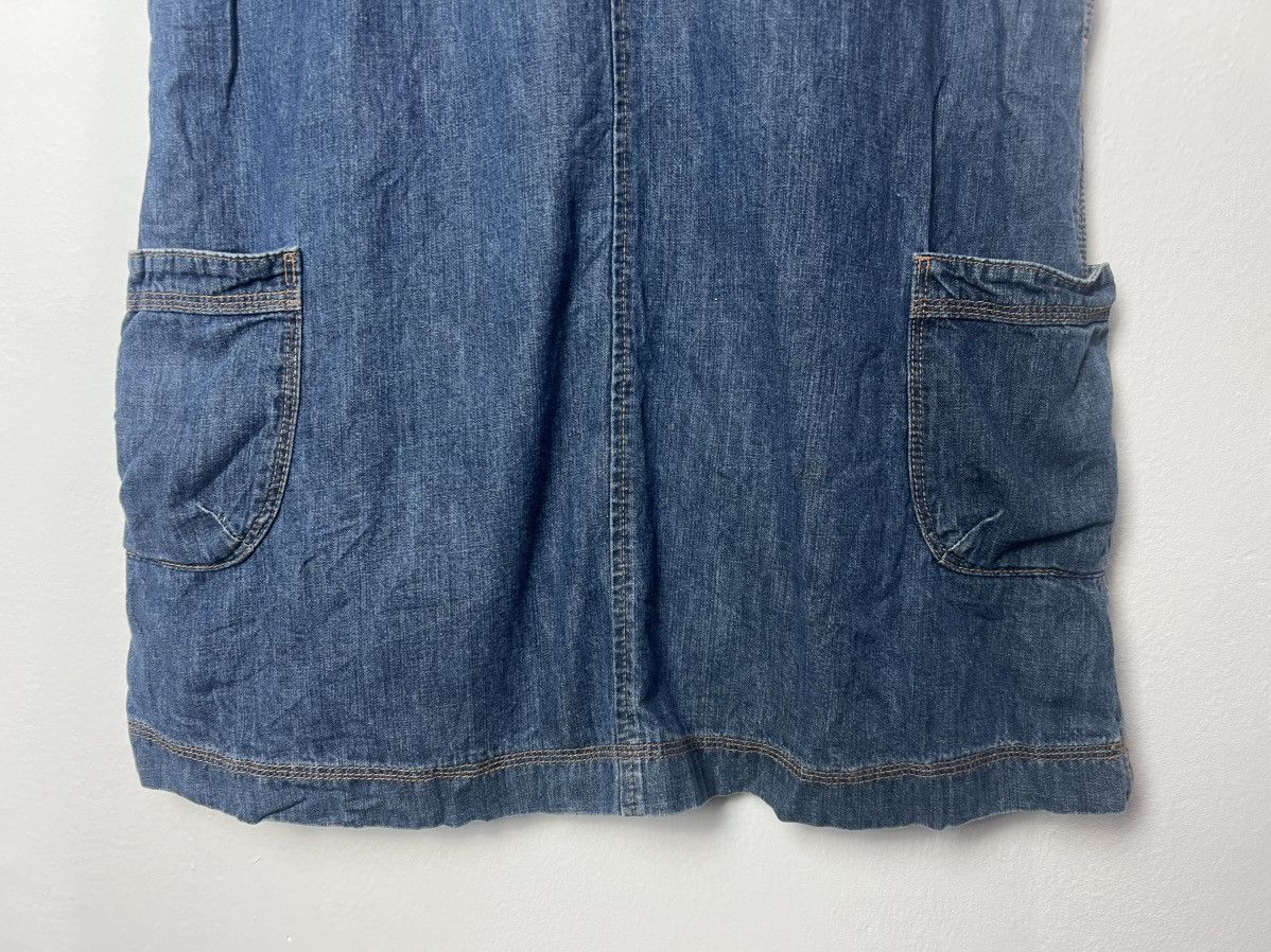 Japanese Brand Shuca Bluespice Denim Pinafore Dress Apron Size ONE SIZE - 7 Thumbnail