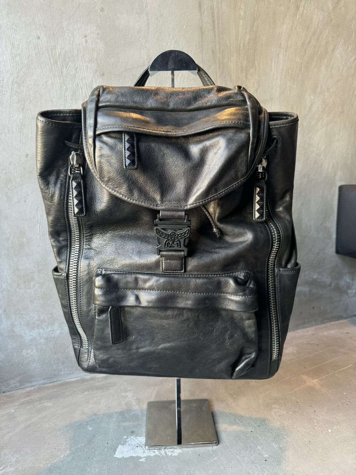 MCM MCM Killian Backpack In Lambskin Leather Size ONE SIZE - 4 Thumbnail