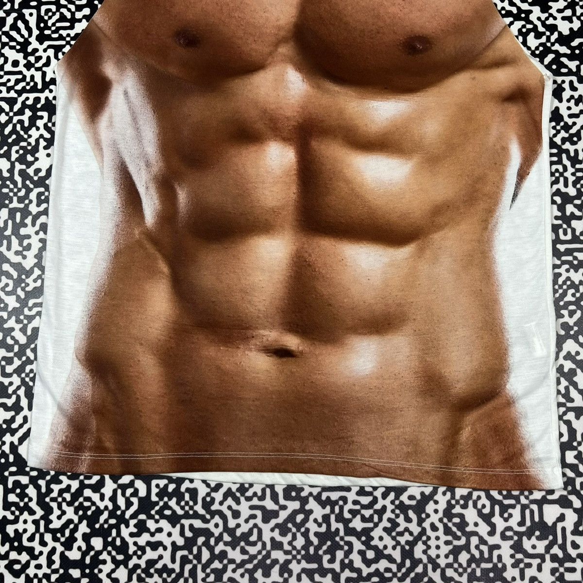 Japanese Brand GYM Body Print Humor Style Mao Mao Sleeveless Y2K Size US M / EU 48-50 / 2 - 6 Thumbnail