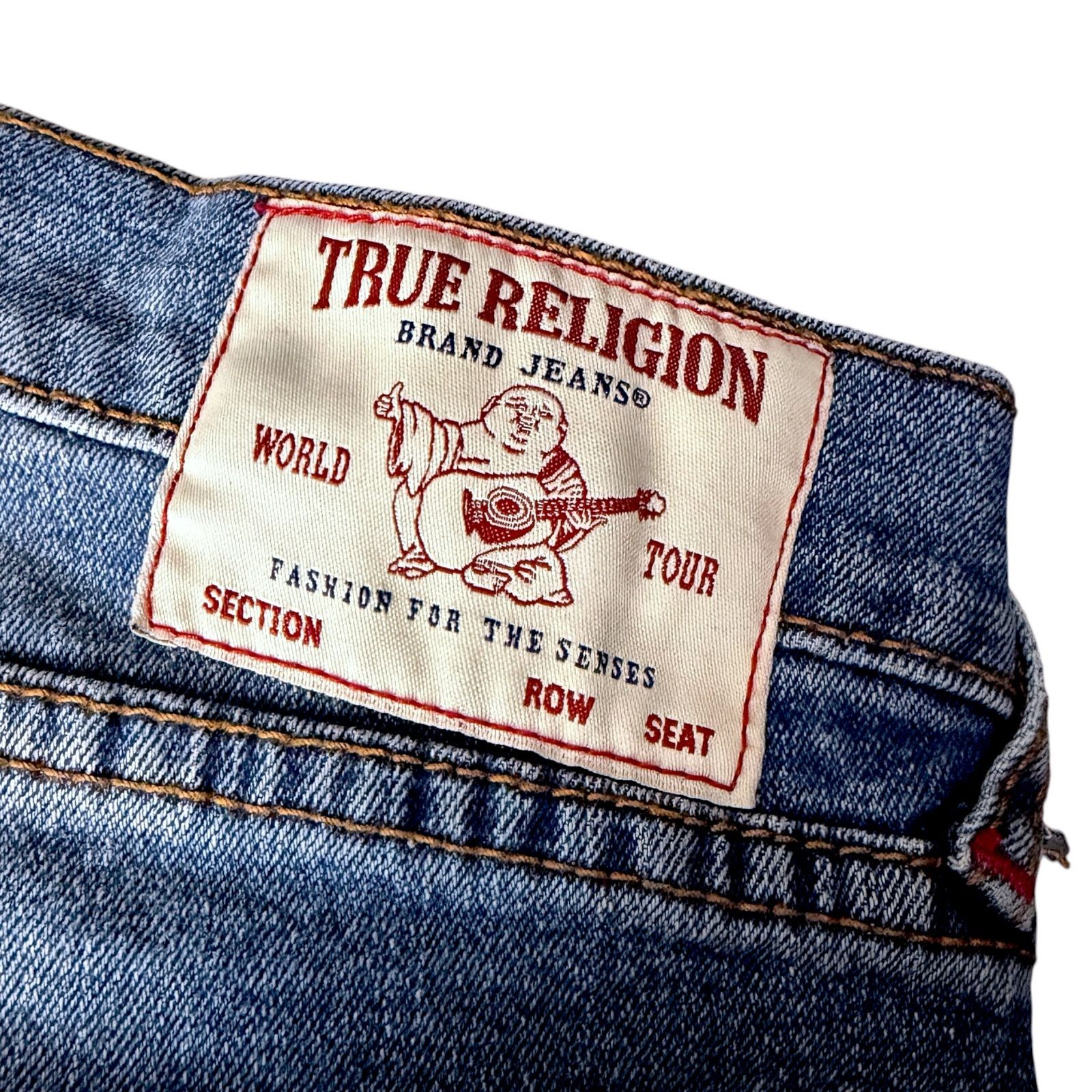 True Religion True Religion Rocco Jeans Mens 38x33 Denim Skinny Relaxed Size US 38 / EU 54 - 10 Thumbnail