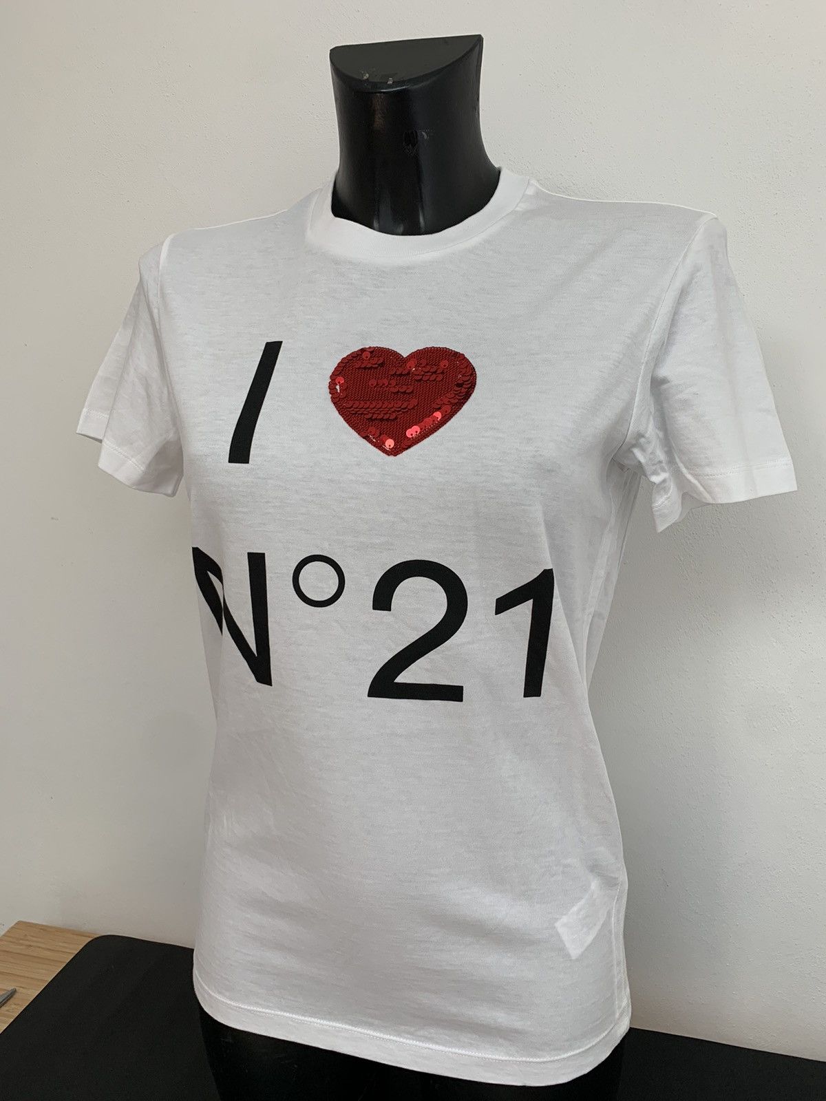 N21 N°21 Cotton T-Shirt Size XS / US 0-2 / IT 36-38 - 2 Thumbnail