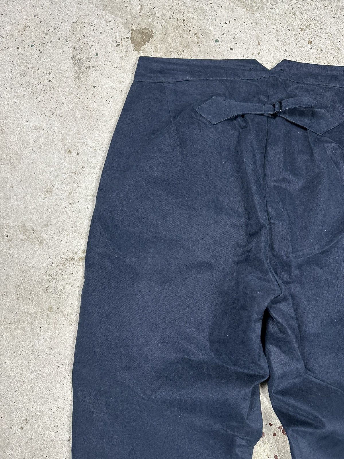Le Laboureur Vintage Carrier Company Norfolk England Navy Workwear Pants Size US 38 / EU 54 - 12 Thumbnail