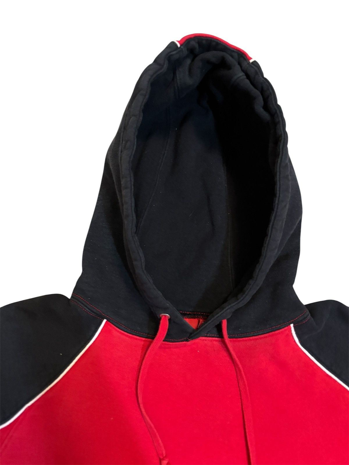 Supreme Supreme Red Black Sleeve Logo Hoodie Size US M / EU 48-50 / 2 - 4 Thumbnail