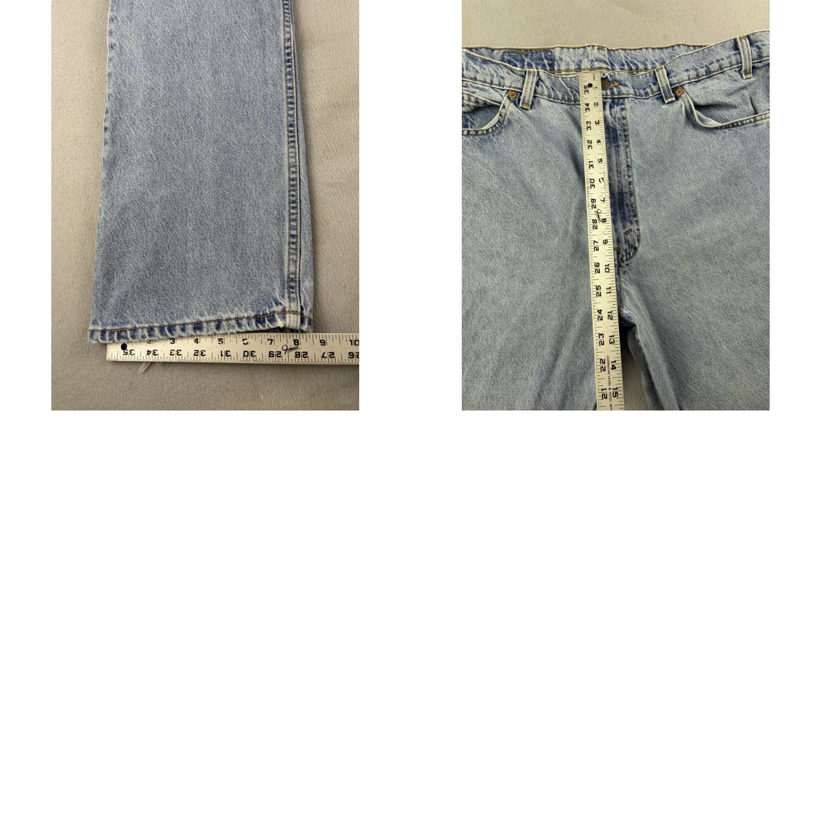 Levi's VINTAGE Levi’s 517 Orange Tab Jeans Bootcut Denim 90s Men 40x30 Blue Jeans 38x28 Inseam 28 Pockets Blue Denim Mens Jeans Size US 40 / EU 56 - 8 Thumbnail