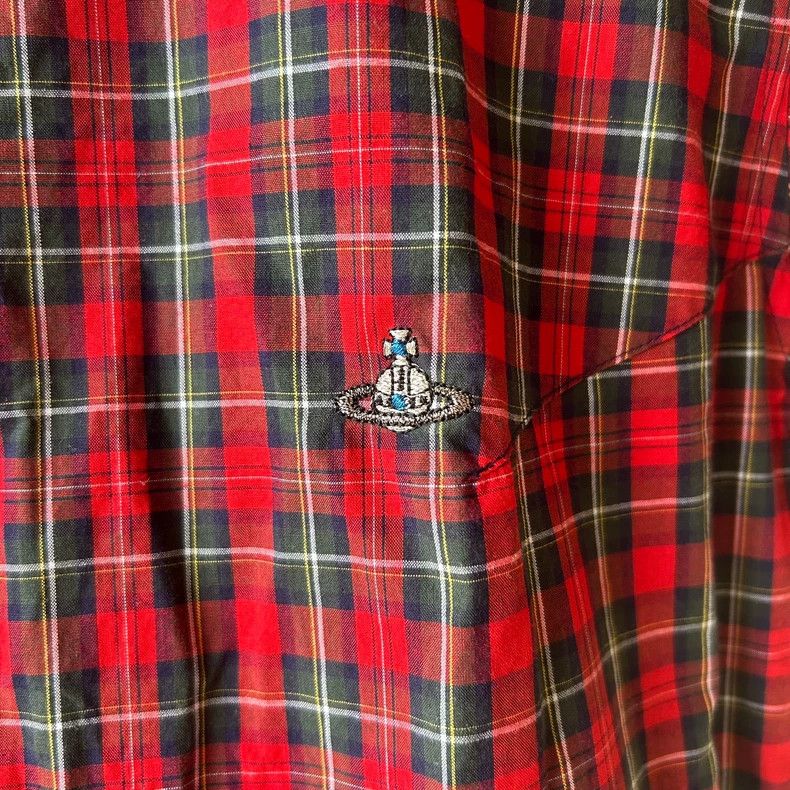 Vivienne Westwood Vivienne Westwood Red checkered shirt Size M / US 6-8 / IT 42-44 - 4 Thumbnail