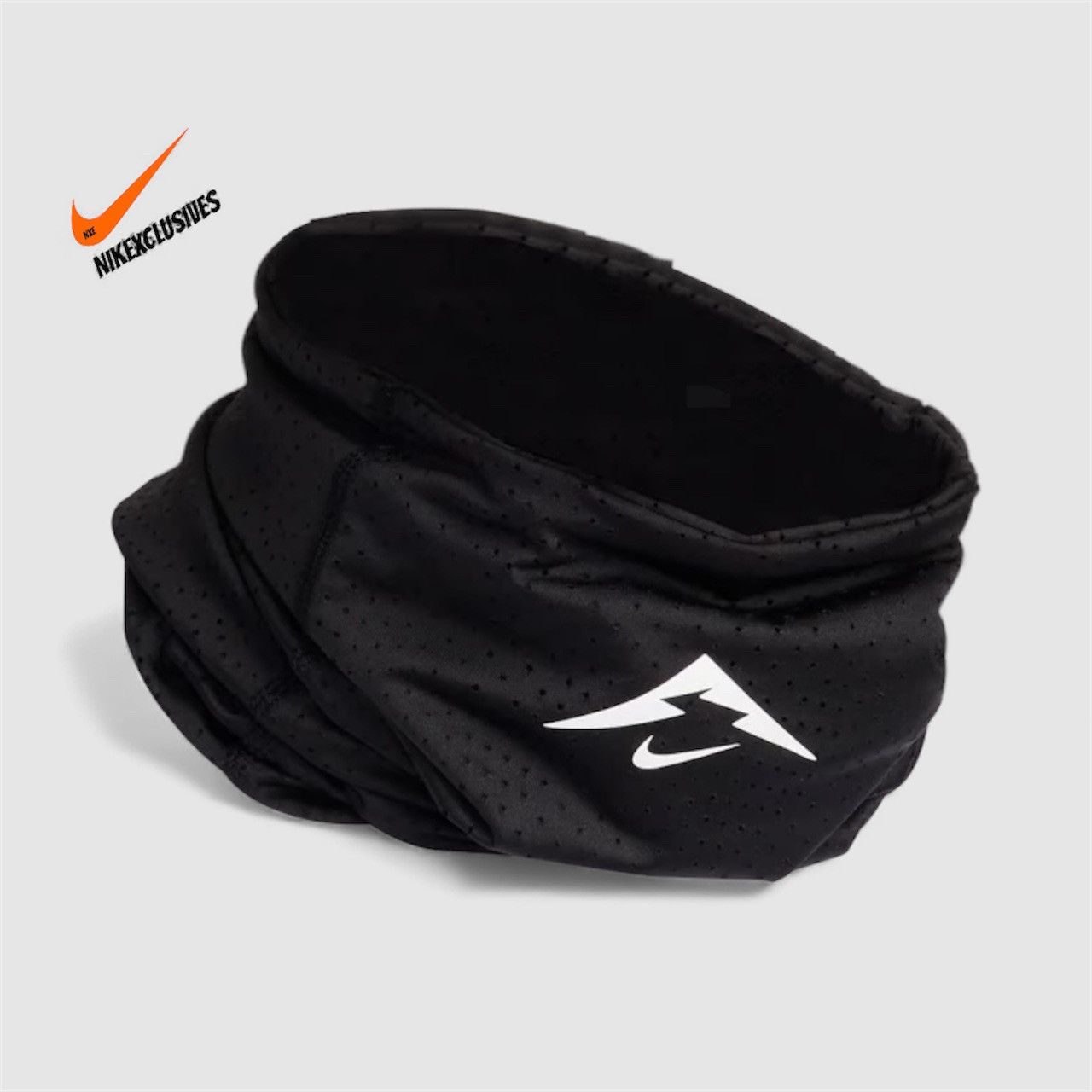 Nike NEW Nike Trail Neck Wrap Face mask Running Hiking - Black - Size ONE SIZE - 1 Thumbnail