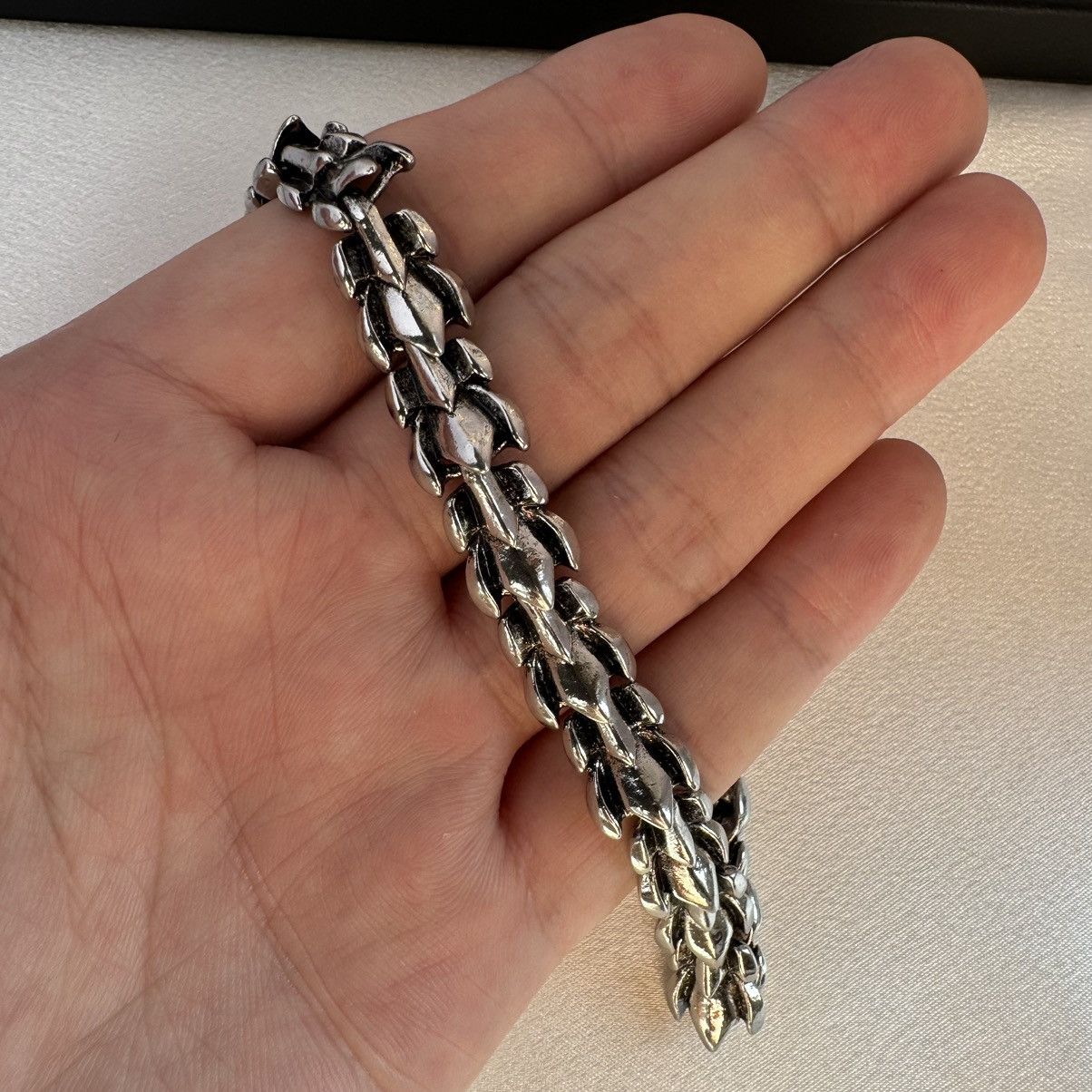 Other Dragon Bone Bracelet for Men Women,Punk Hip Hop Unisex Style Size ONE SIZE - 4 Thumbnail