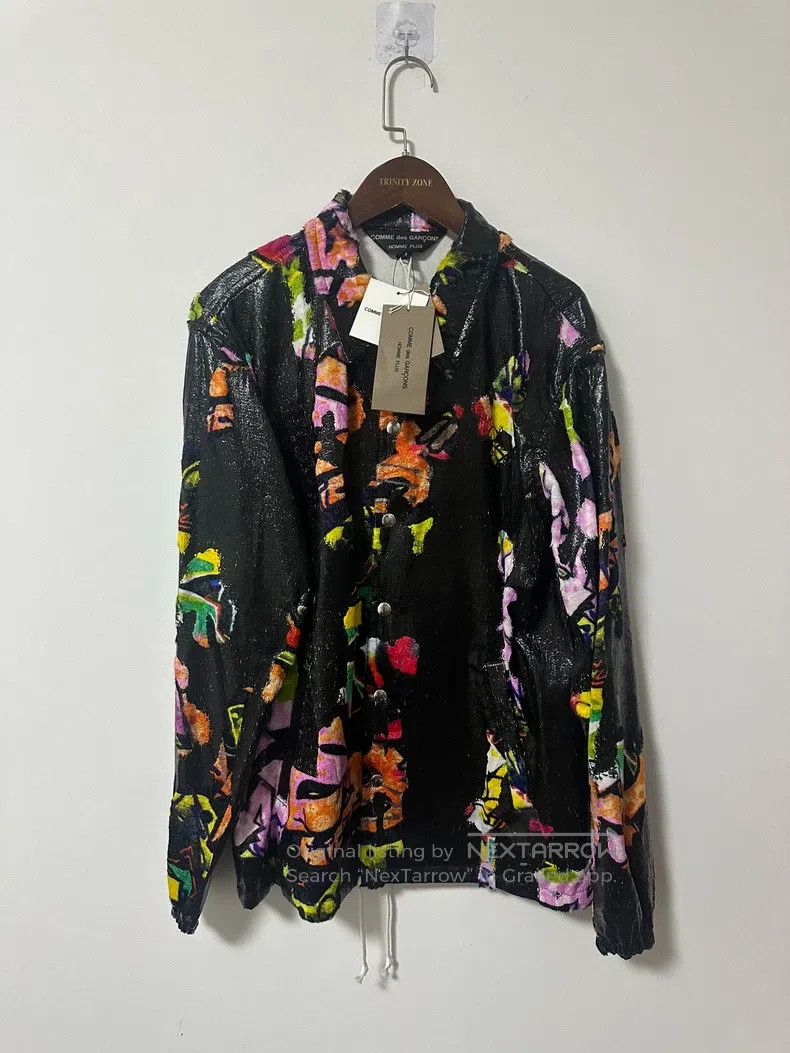 Comme des Garcons Comme Des Garcons Spring/summer patched faux leather coach Size US S / EU 44-46 / 1 - 1 Thumbnail