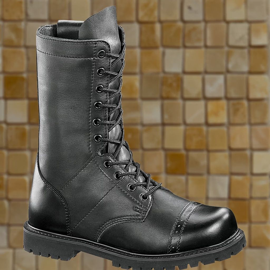 Vintage VINTAGE Bates Paratrooper 11" Boot Men's 10 WIDE Black Boots Size US 10 / EU 43 - 1 Thumbnail