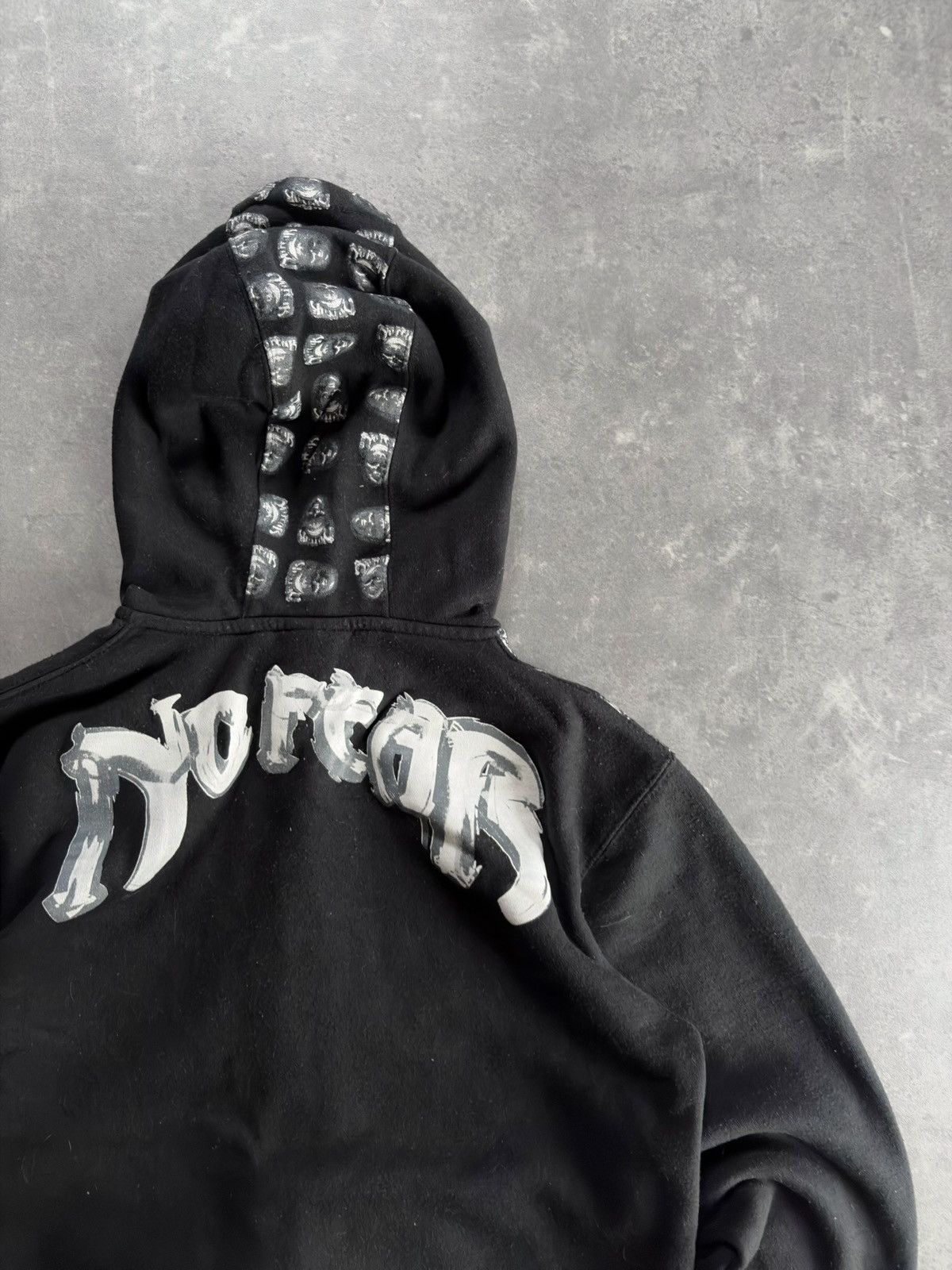 No Fear 00s No Fear Skulls Printed Zip Hoodie L M Affliction Rare Size US L / EU 52-54 / 3 - 12 Thumbnail