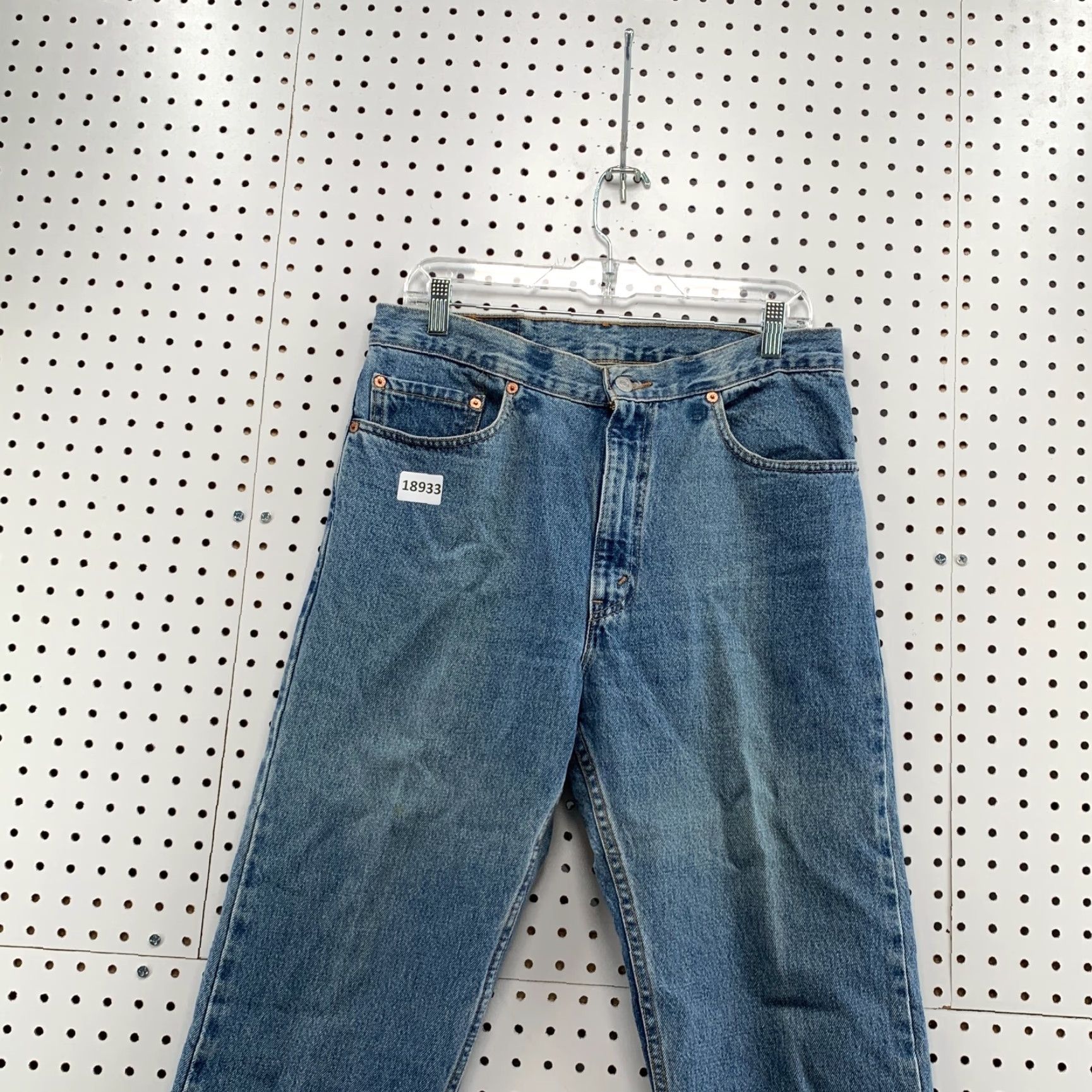 Levi's VINTAGE Levi's 505 Jeans Regular Mens Blue Denim 32x28 Straight Fit denim Jeans 32 Mens Blue Levi's 505 Vintage 90s Size US 32 / EU 48 - 4 Thumbnail