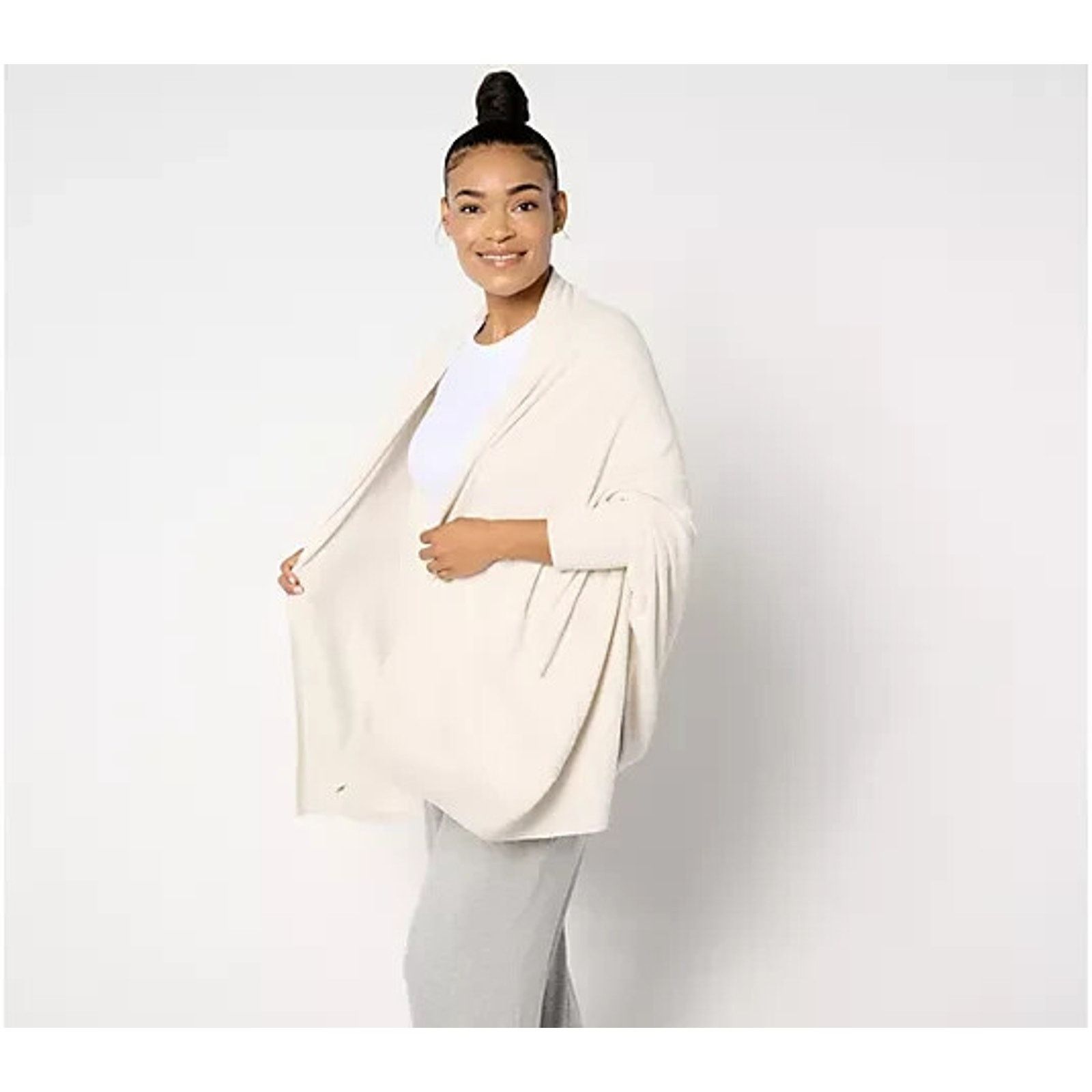& Other Stories Barefoot Dreams Ultra Lite Blanket Wrap Almond 1X A653690 Size ONE SIZE - 1 Preview