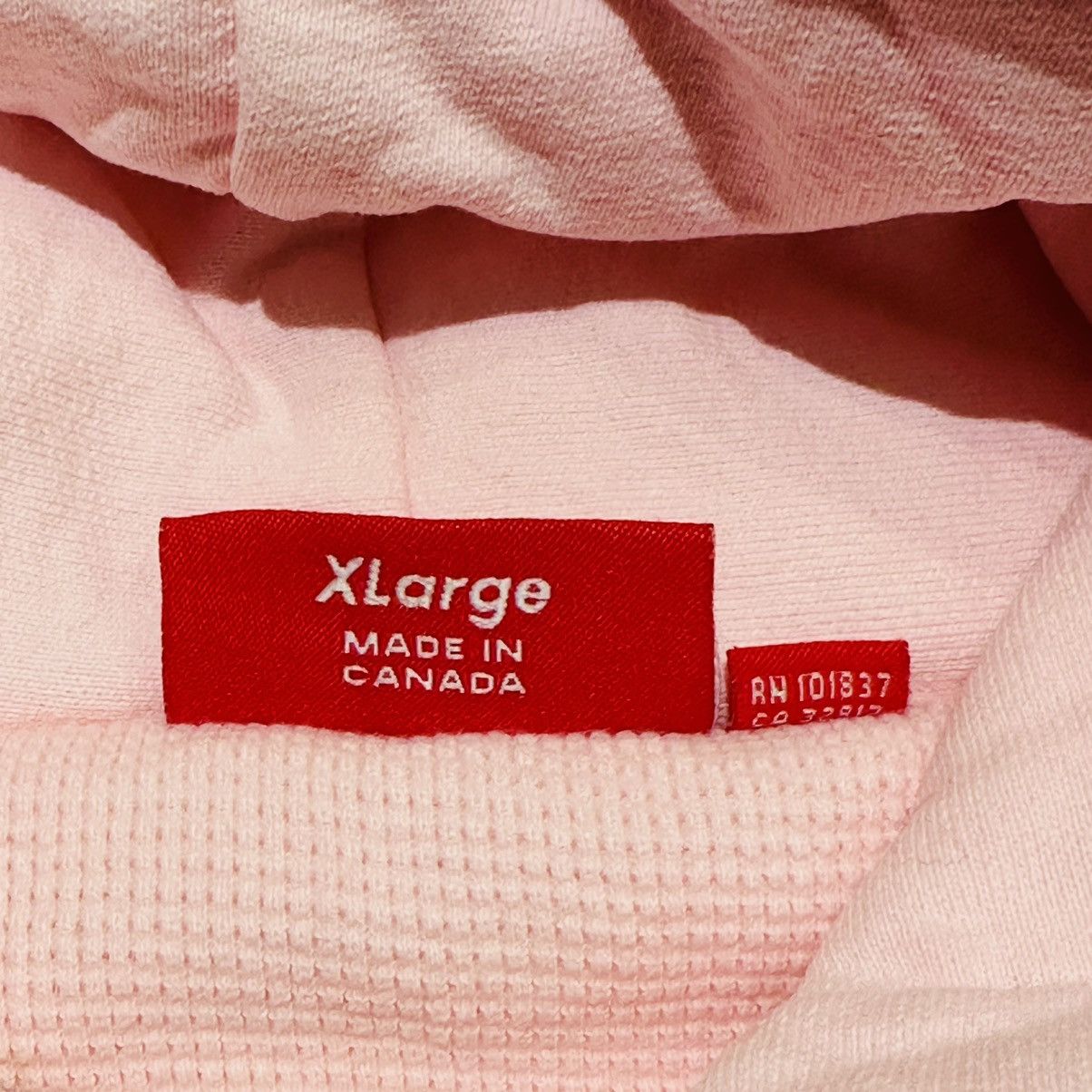 Supreme SUPREME 00s ARC LOGO THERMAL ZIPUP HOODIE PINK XL Size US XL / EU 56 / 4 - 4 Thumbnail