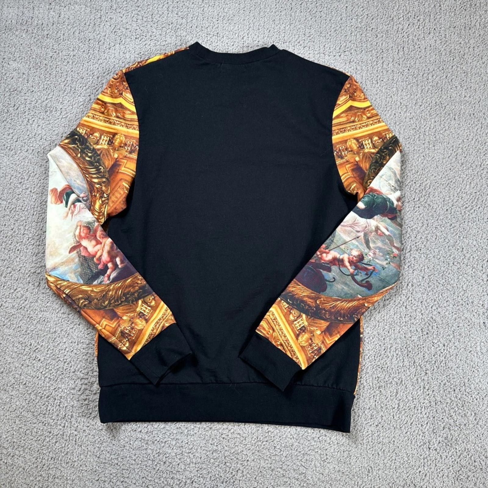 Topman Topman Baroque Cherub Art Print Sweatshirt Mens S Topshop Size US S / EU 44-46 / 1 - 3 Thumbnail