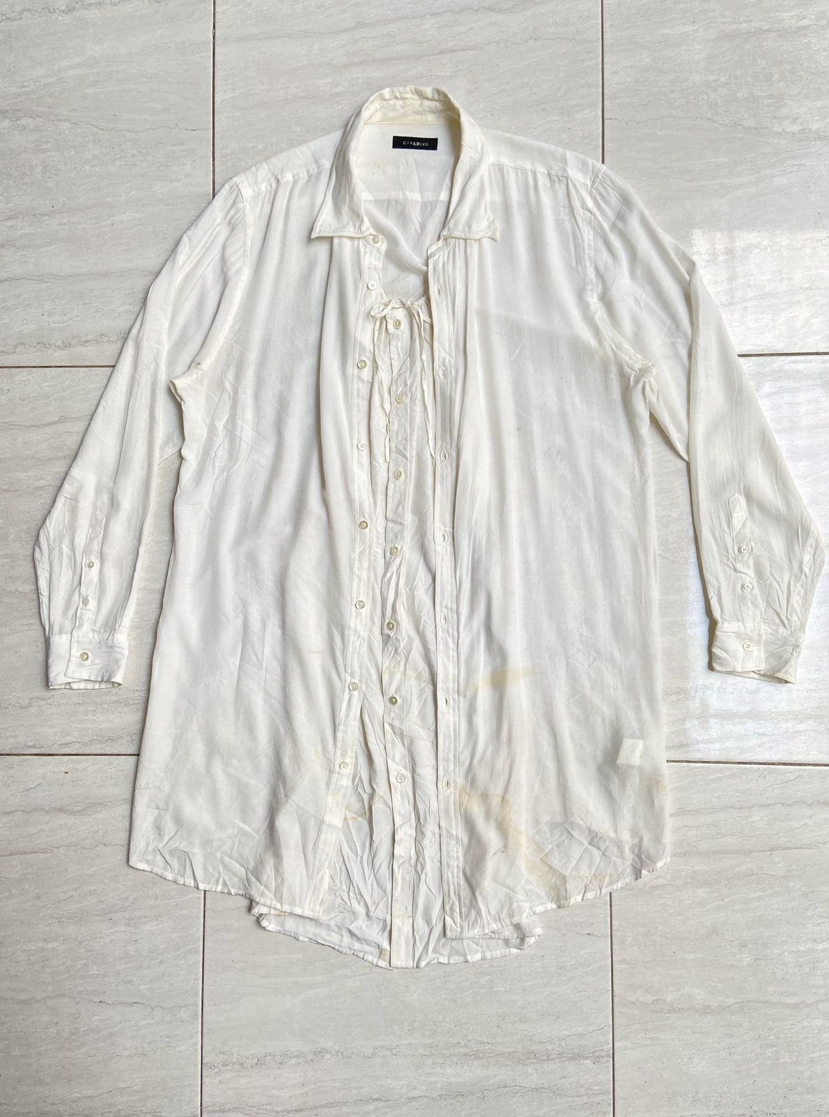 CIVARIZE CIVARIZE White Shirt Size US L / EU 52-54 / 3 - 12 Thumbnail