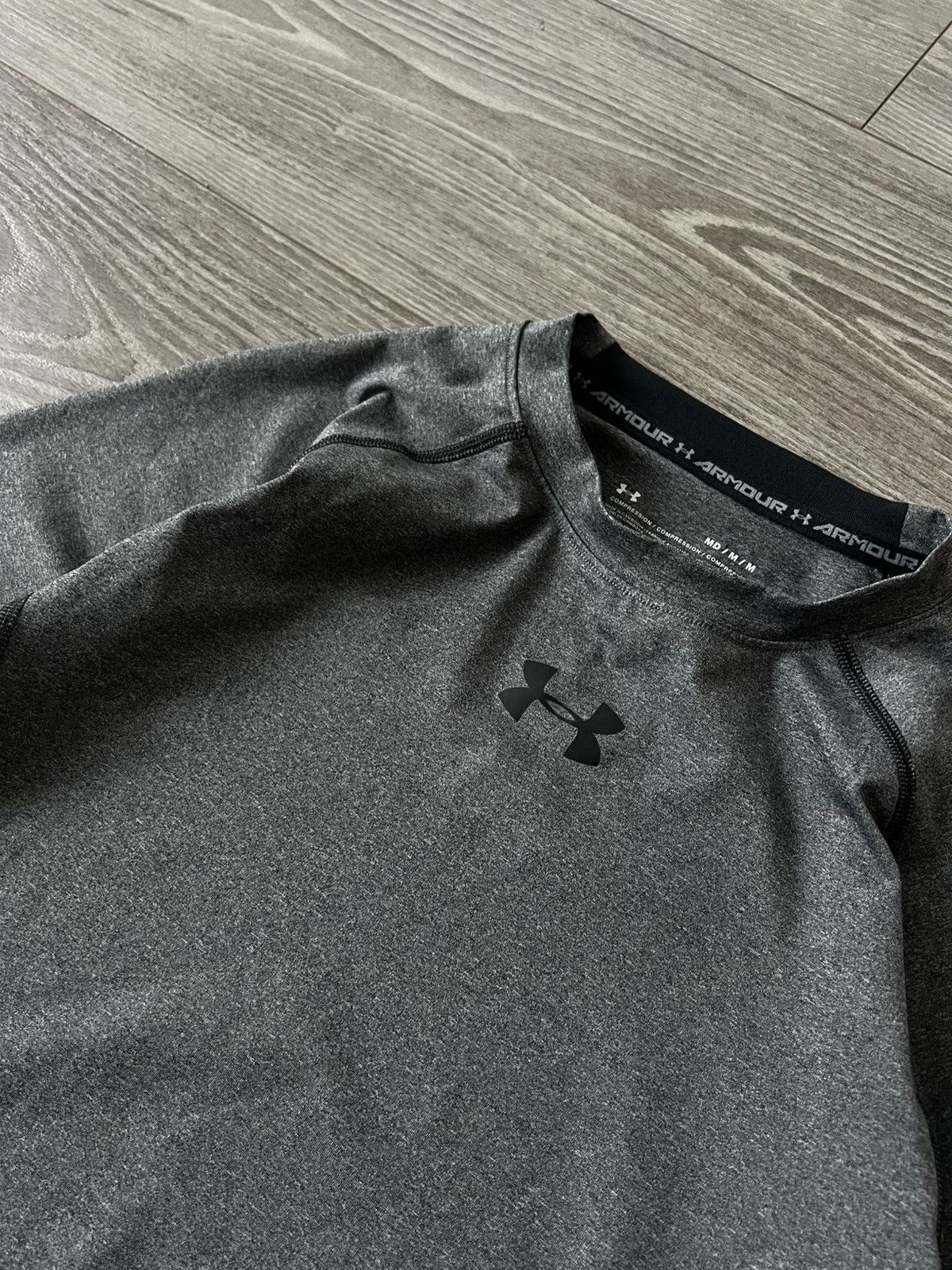Other × Under Armour Under Armour Central Logo Onix Compression Heatgear Long Tee Size US M / EU 48-50 / 2 - 18 Thumbnail
