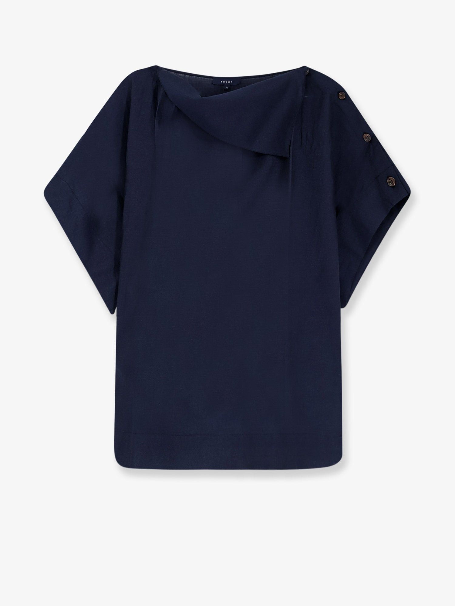 Soeur Issa Top In Linen Blend Size M / US 6-8 / IT 42-44 - 1 Thumbnail