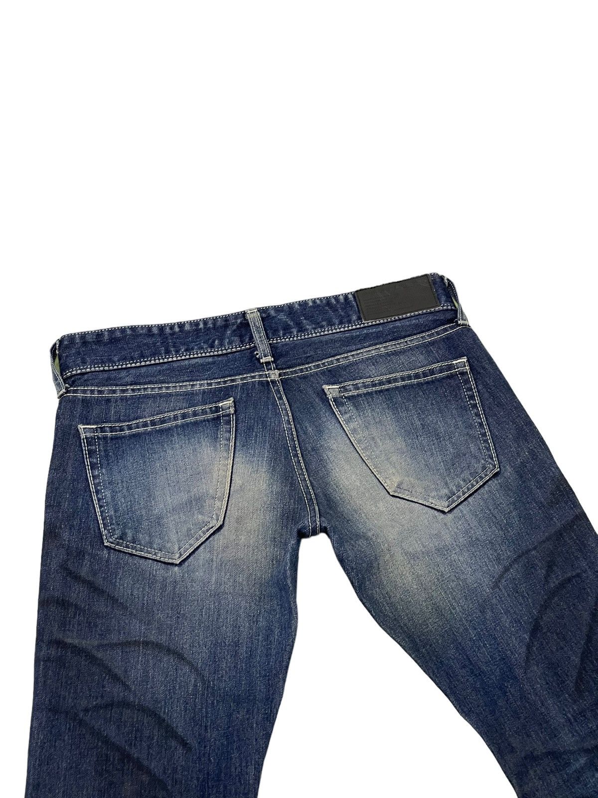 Japanese Brand Flare Jeans Murder License Distress Low Rise Honeycomb 7🟦3 Size US 30 / EU 46 - 18 Thumbnail