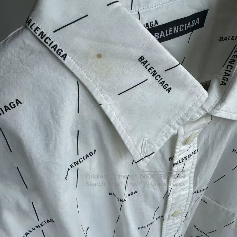 Balenciaga Balenciaga Barrage print shirt jacket Size M / US 6-8 / IT 42-44 - 2 Thumbnail