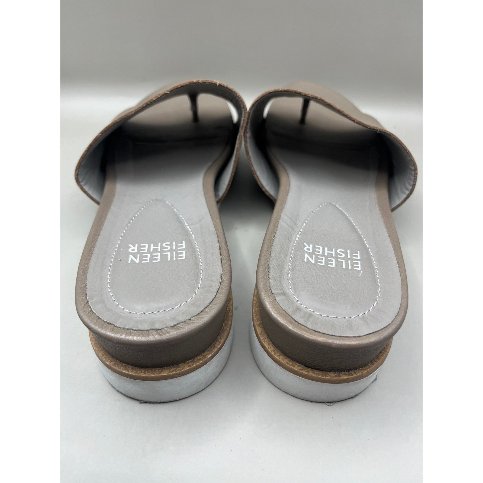 Eileen Fisher Eileen Fisher Touch Leather Flatform Sandal Womens 7 1/2" Size US 7.5 / IT 37.5 - 4 Thumbnail