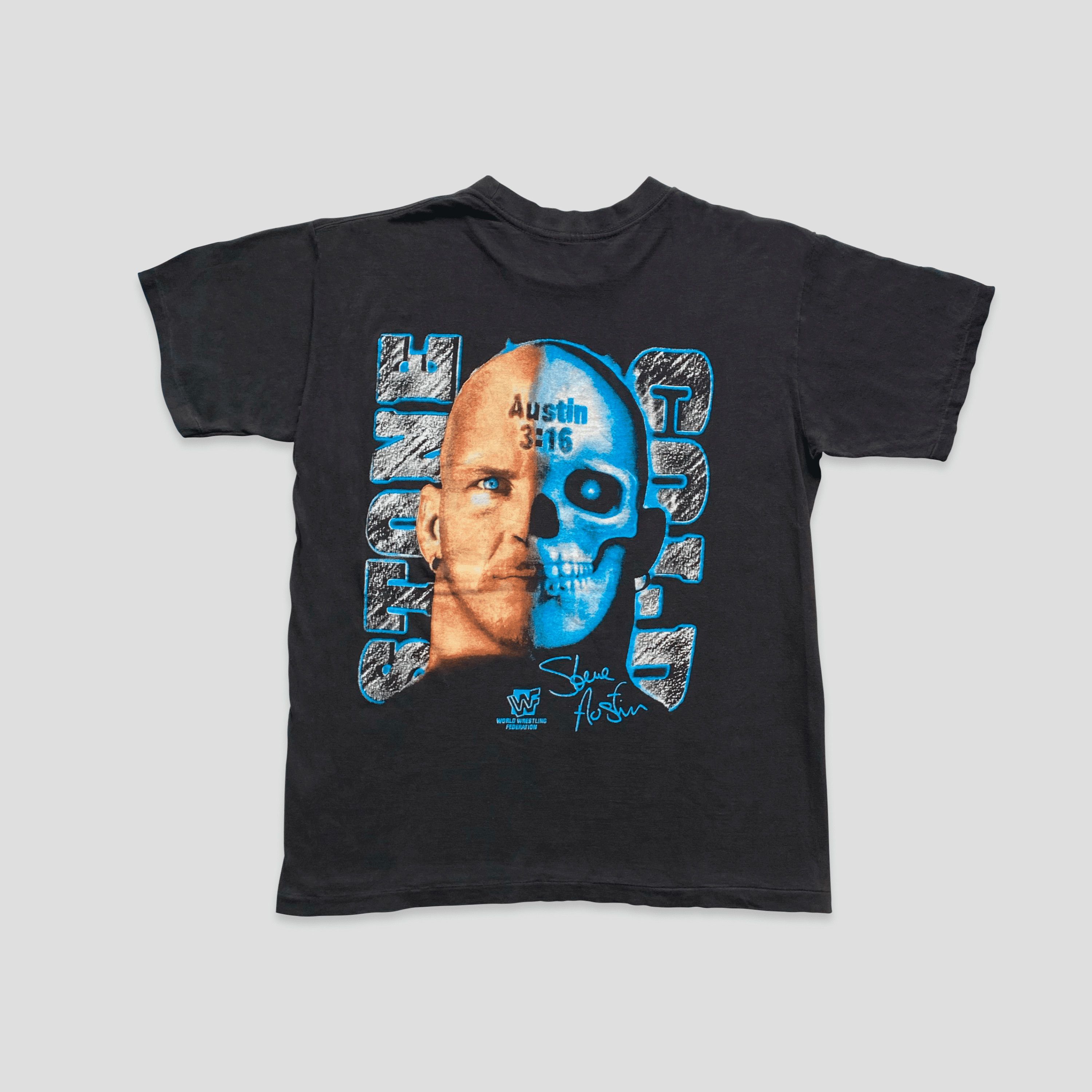 Vintage × WWF Vintage 1990s WWF Stone Cold Steve Austin 3:16 T-Shirt Size US L / EU 52-54 / 3 - 3 Thumbnail