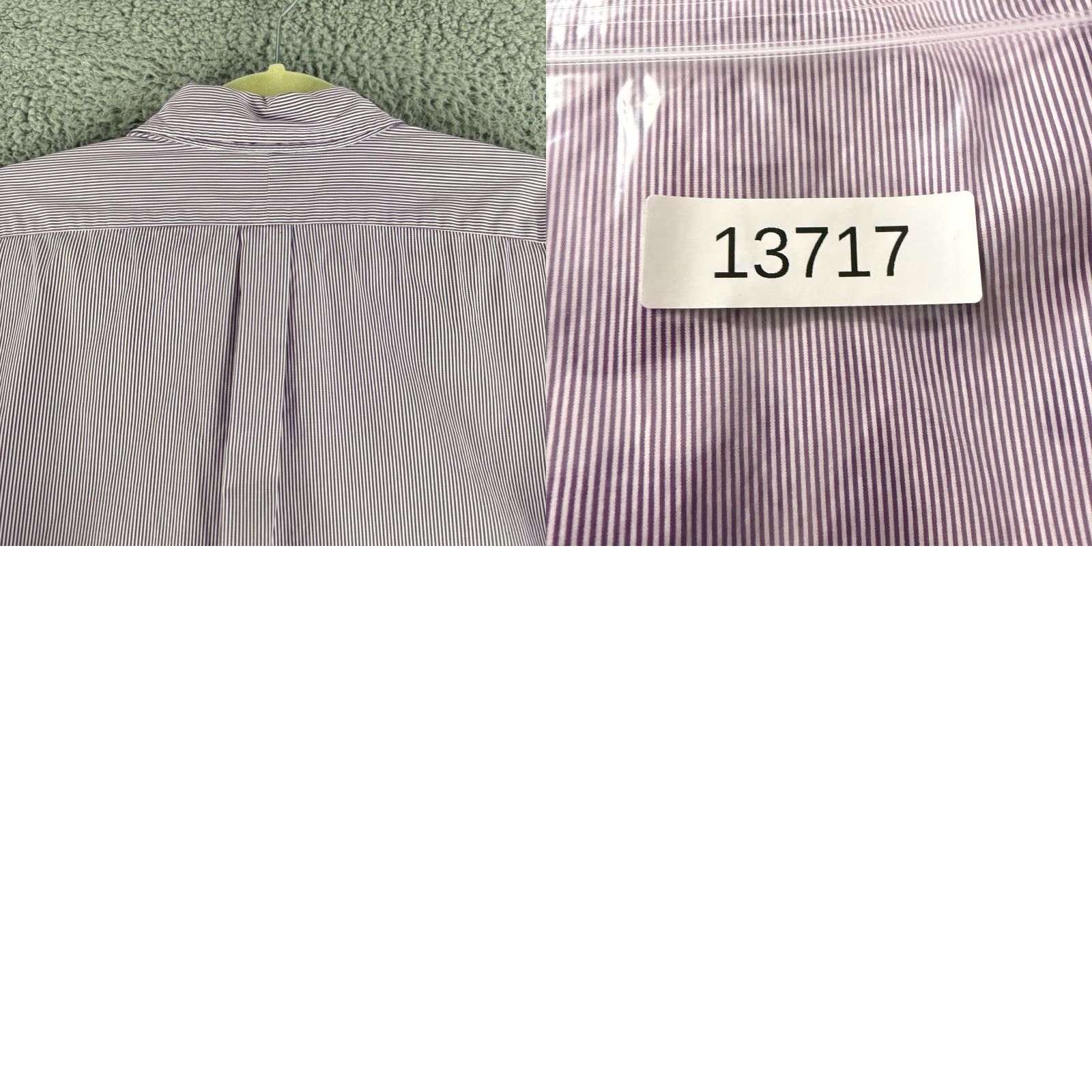 Ralph Lauren Ralph Lauren Button-Down Shirt Mens XXL Purple Stripe Long Sleeve Classic Size US XXL / EU 58 / 5 - 9 Thumbnail