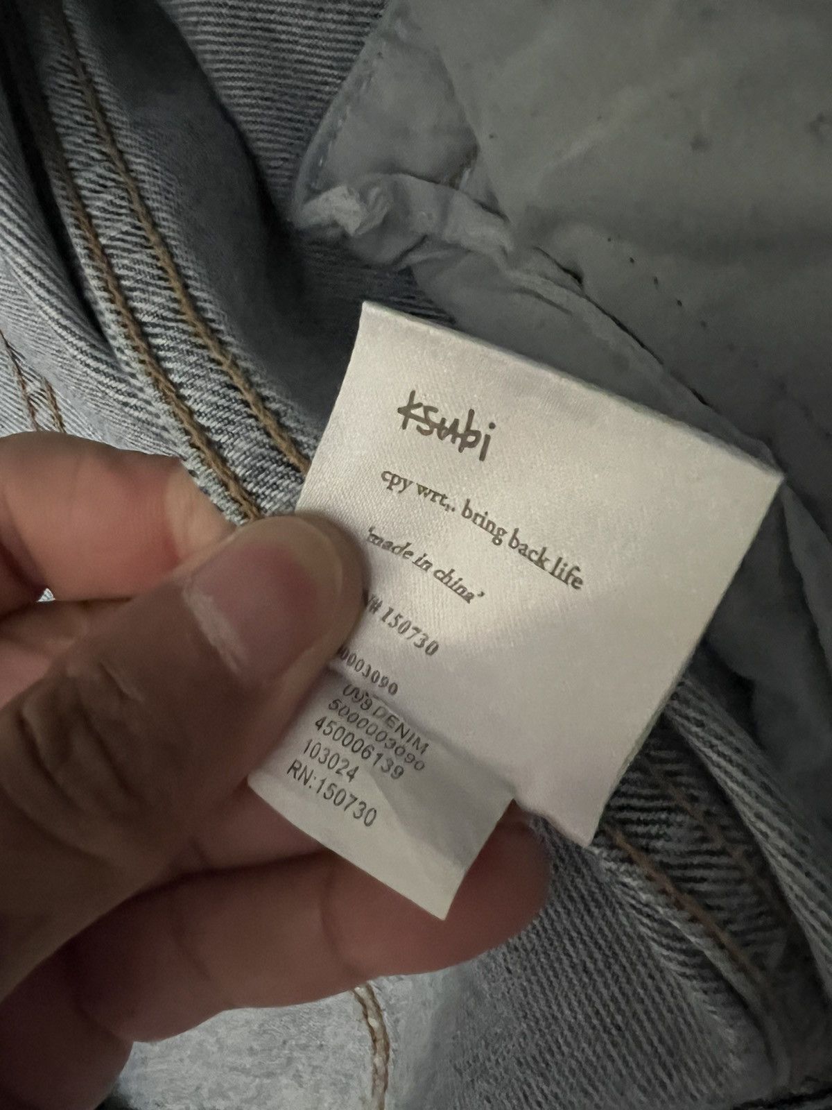 Ksubi Ksubi Denim Jacket Light Blue Sz. M Size US M / EU 48-50 / 2 - 4 Thumbnail