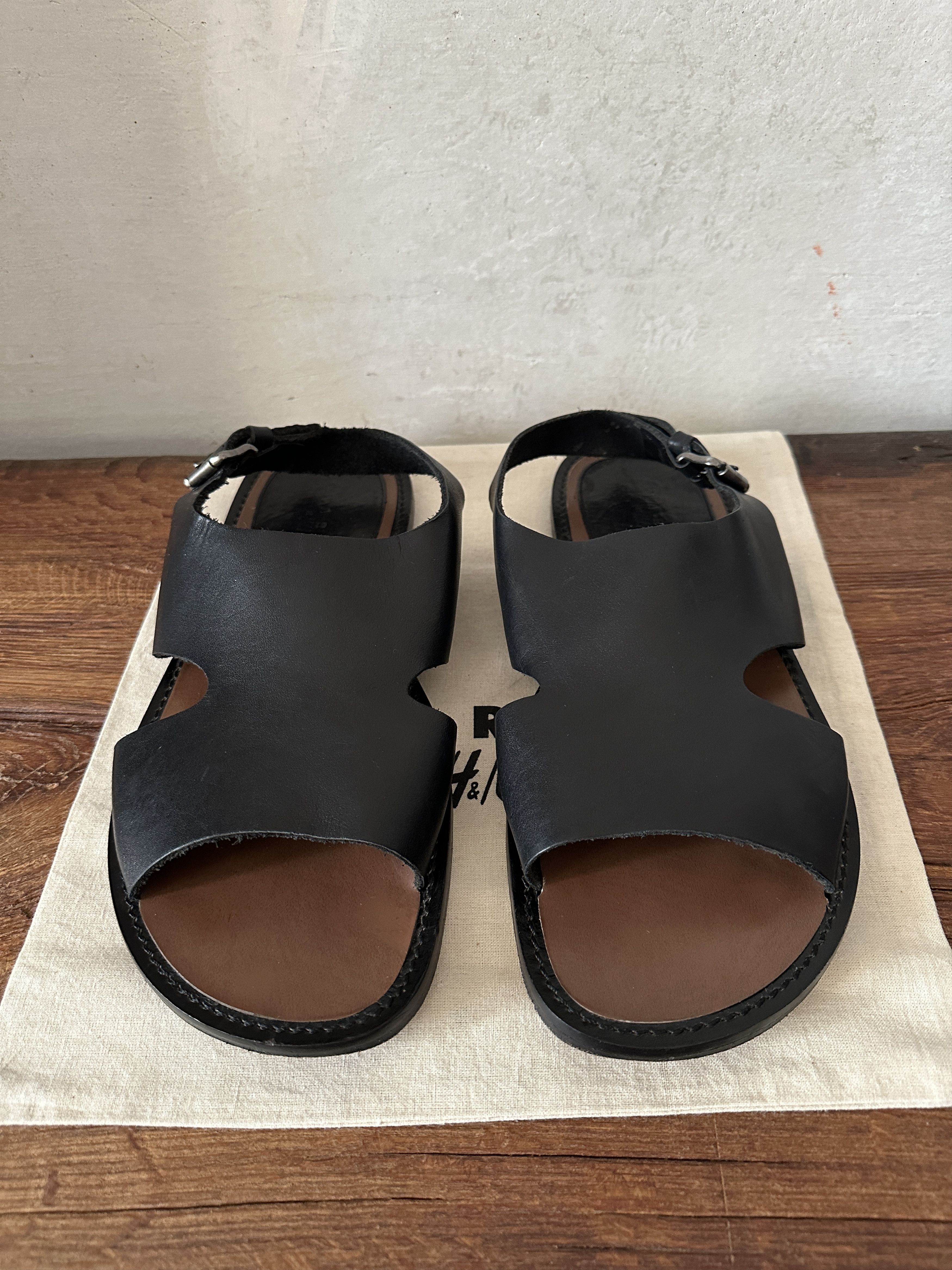 H&M Marni x H&M Leather Sandals Size US 12 / EU 45 - 4 Thumbnail