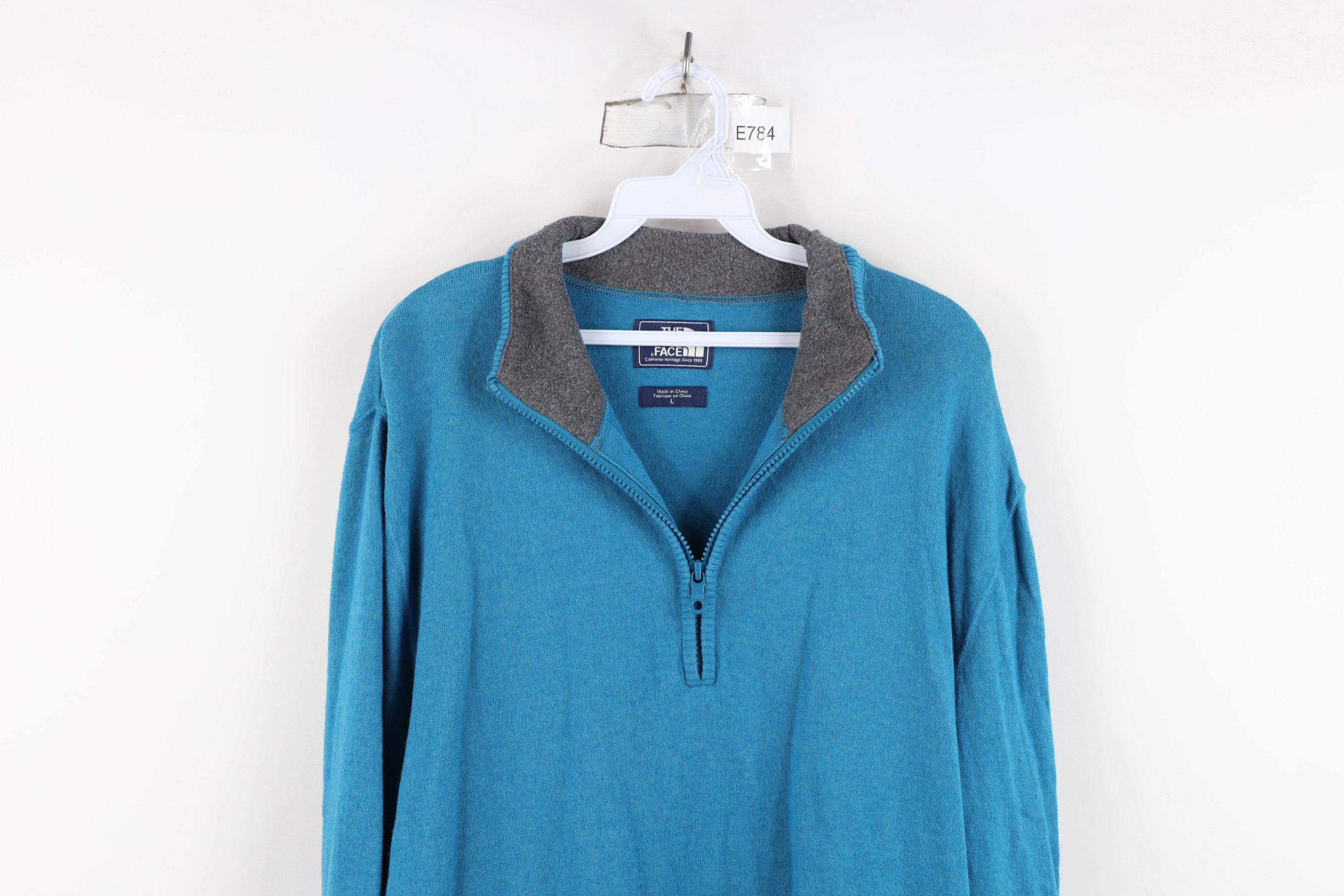 The North Face Vintage The North Face Wool Blend Knit Half Zip Sweater Size US L / EU 52-54 / 3 - 2 Thumbnail