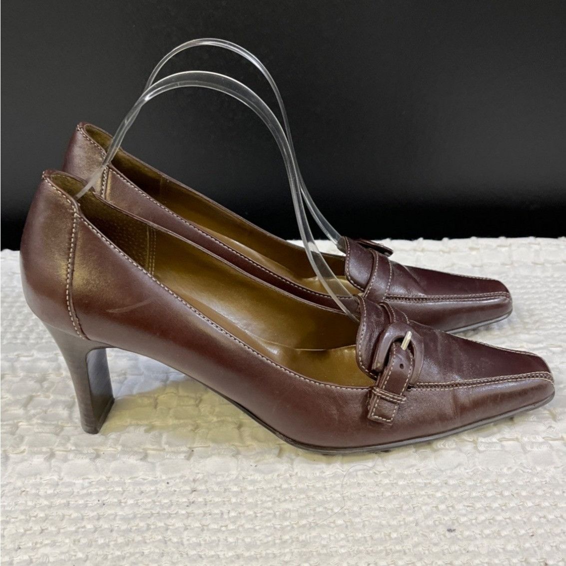 Anne Klein Anne Klein iFlex Maoxoni Women's Brown Shoes/Heels Sz 8M SKU Size US 8 / IT 38 - 3 Thumbnail