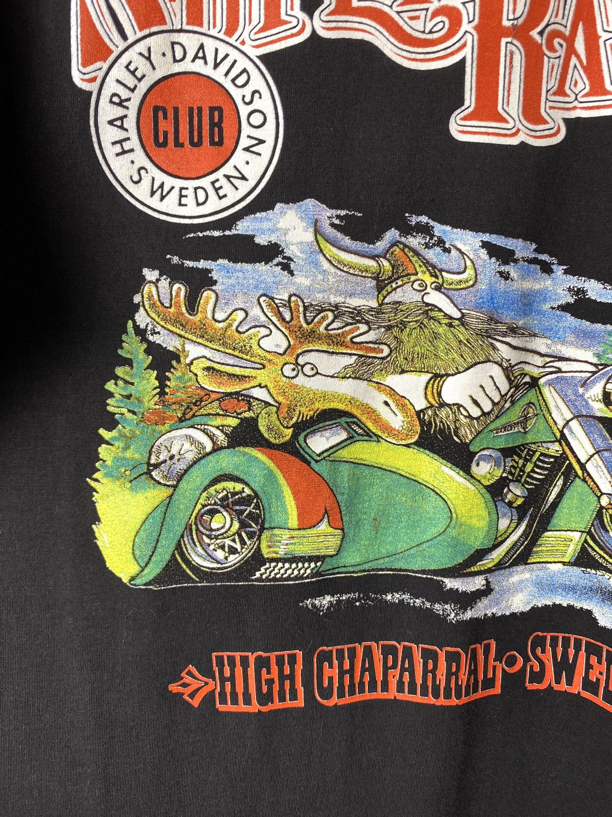 Harley Davidson Rare! Vintage 1997 Rally Harley Davidson T Shirt Size US XL / EU 56 / 4 - 3 Thumbnail