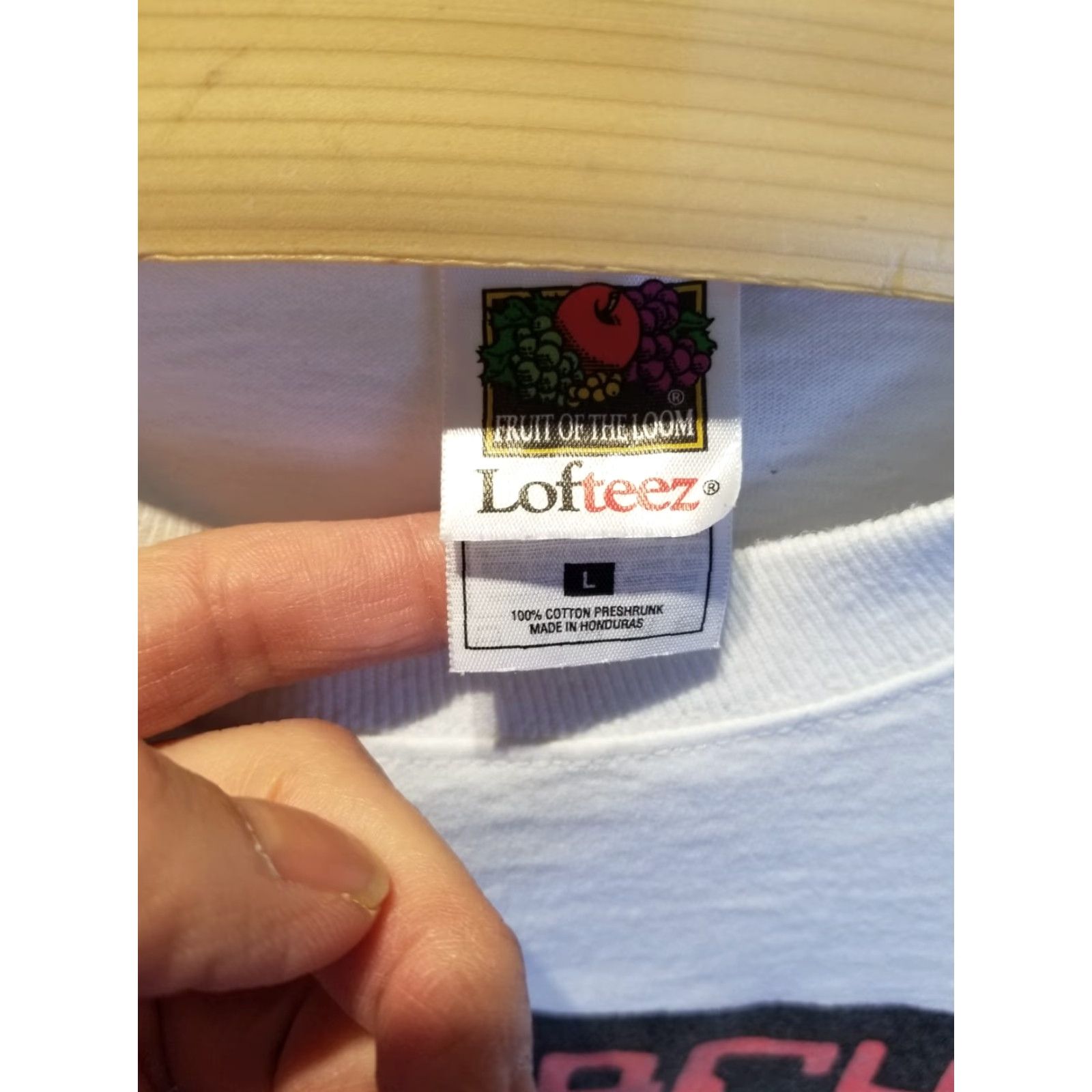 Fruit Of The Loom VINTAGE GUS MACKER 3 ON 3 BASKETBALL TOURNAMENT WHITE COTTON T-SHIRT SZ L Nike Shirt Mens XS? Size US L / EU 52-54 / 3 - 5 Thumbnail