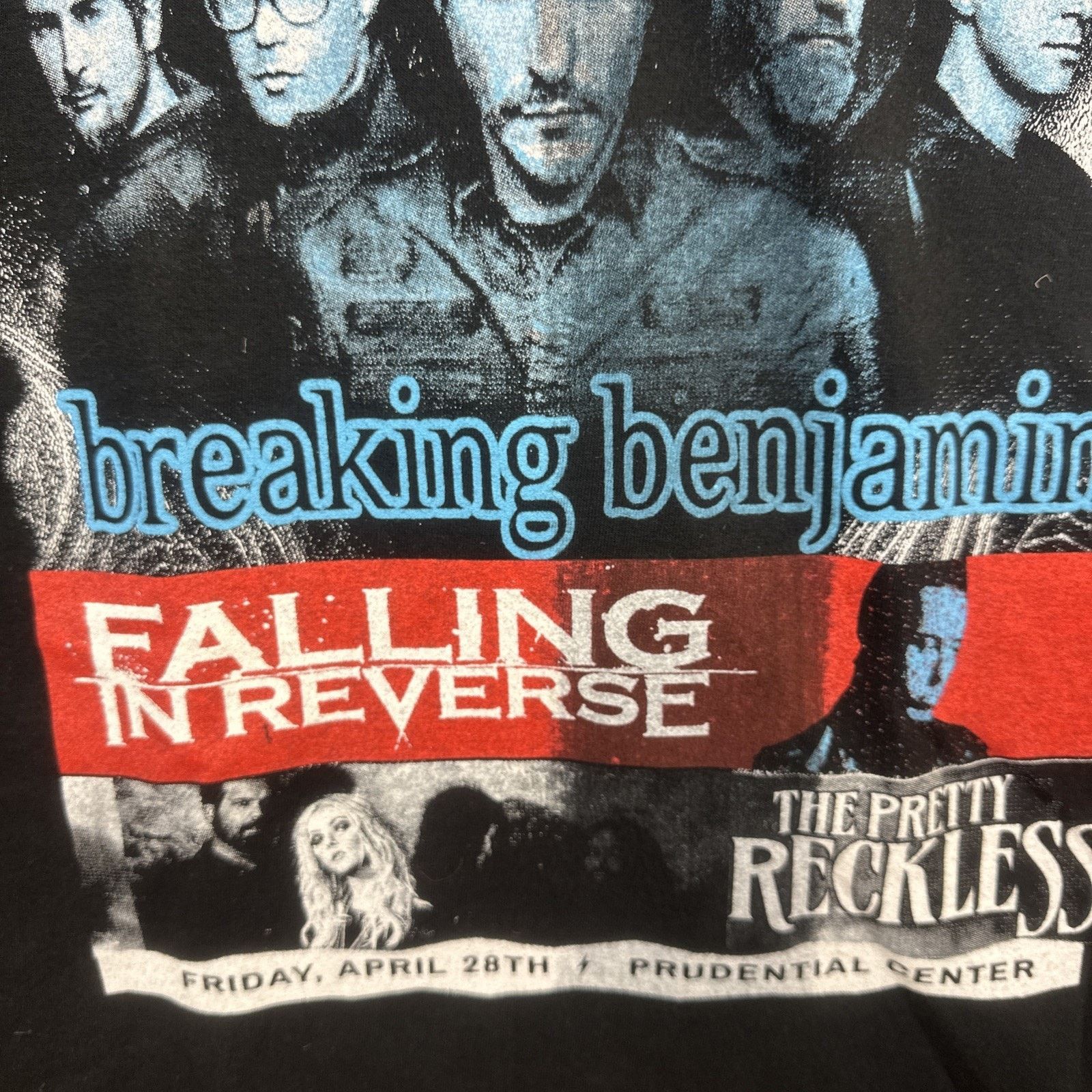 Fruit Of The Loom Breaking Benjamin Falling In Reverse Band T Shirt 2023 3 XL Size US XXL / EU 58 / 5 - 4 Thumbnail