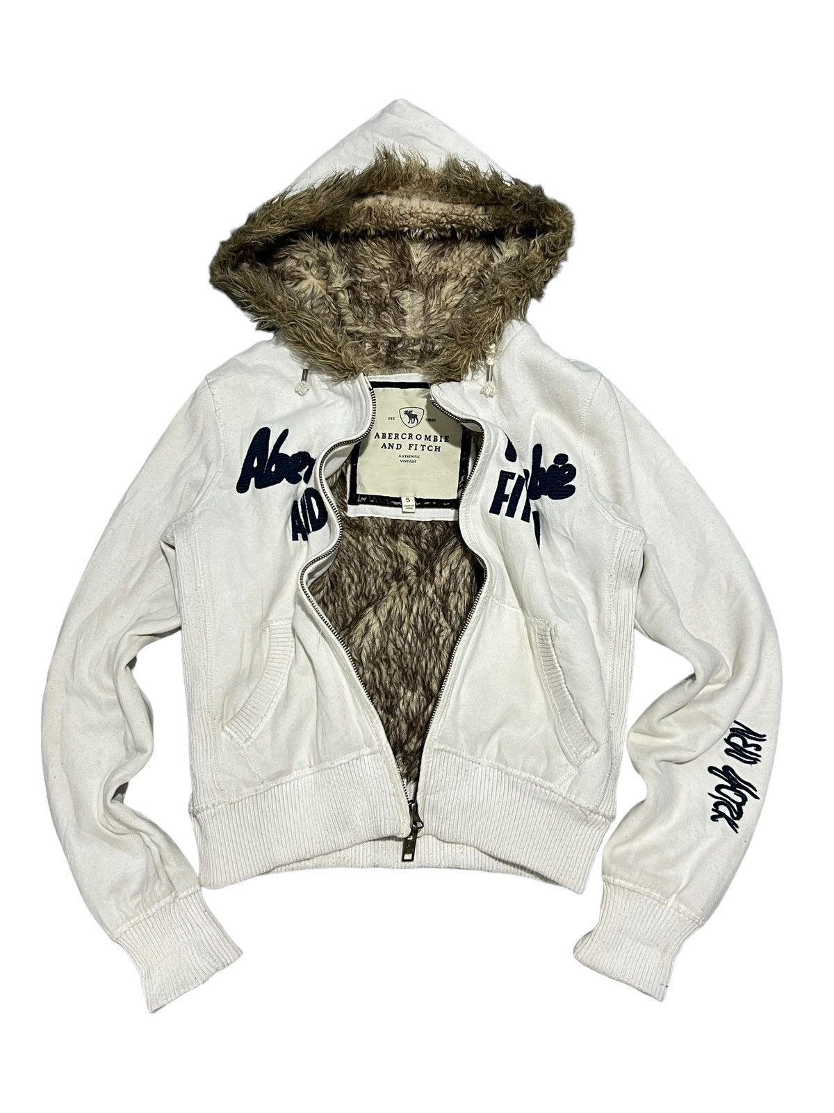 image of If Six Was Nine x Le Grande Bleu L G B Abercrombie Fur Hoodie Sherpa 1892 Ifsixwasnine Lgb Style in