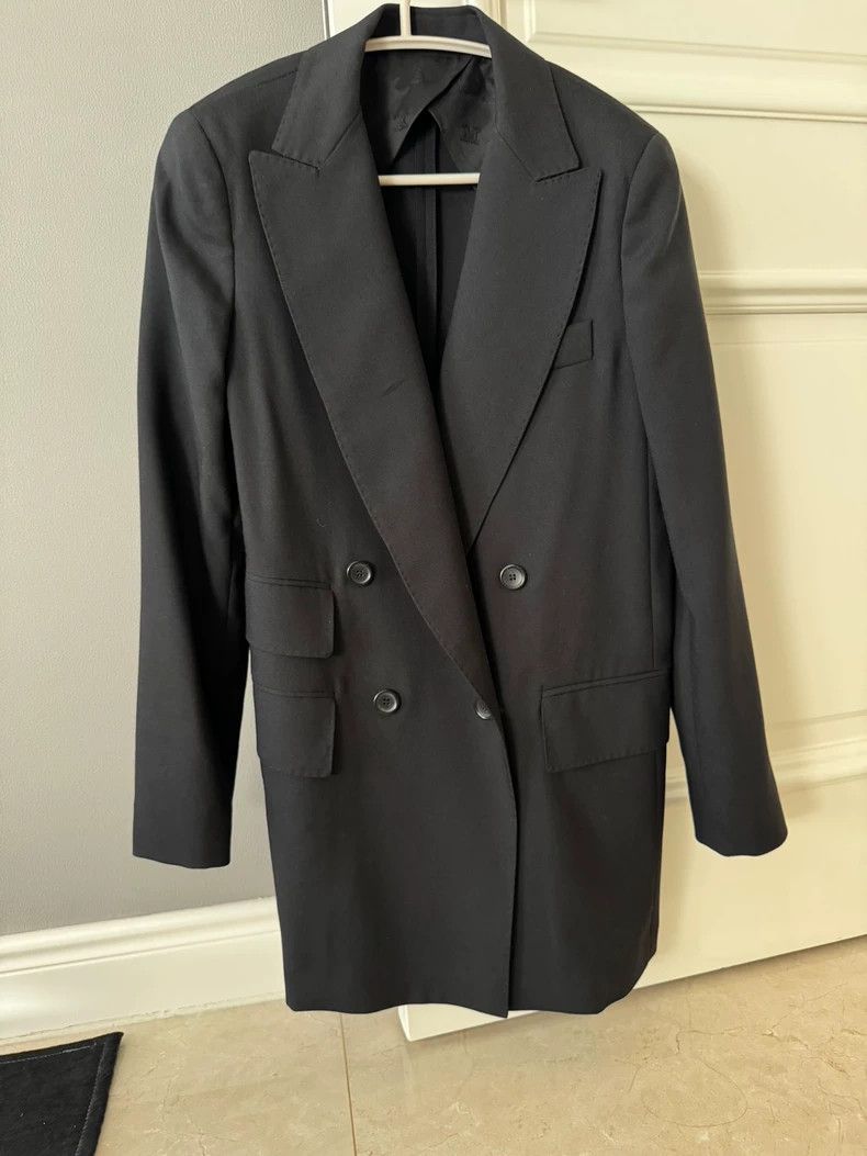 Max Mara Max Mara Luglio Black Suit, Mid-Length Women's Size S / US 4 / IT 40 - 9 Thumbnail