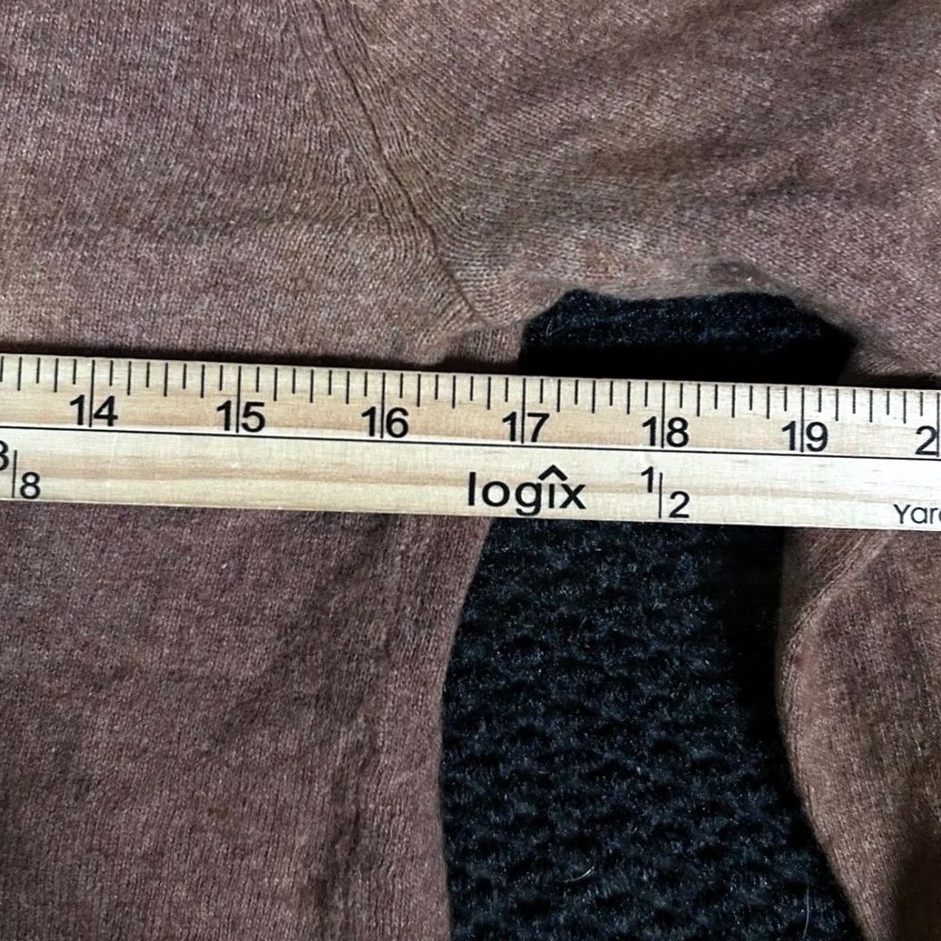 J.Crew J. Crew Mercantile Womens Small Brown Wool Blend Crewneck Sweater M85 Size S / US 4 / IT 40 - 5 Thumbnail