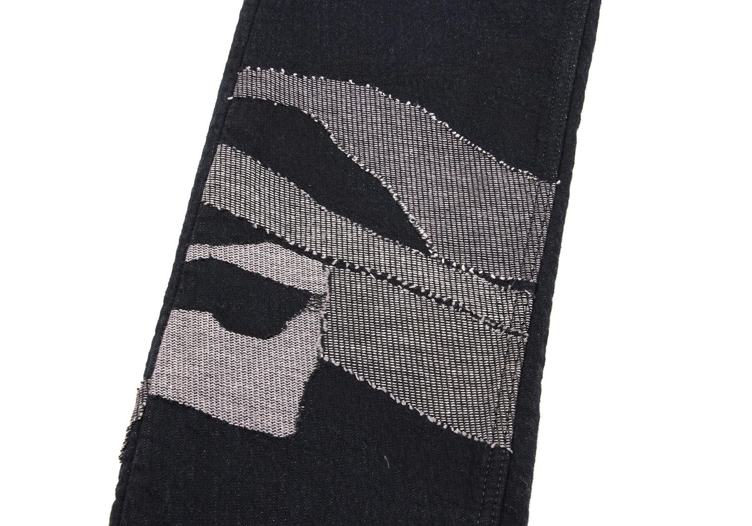 Issey Miyake Graphic Jacquard Denim Pants in Indigo Black and More Size US 38 / EU 54 - 12 Thumbnail