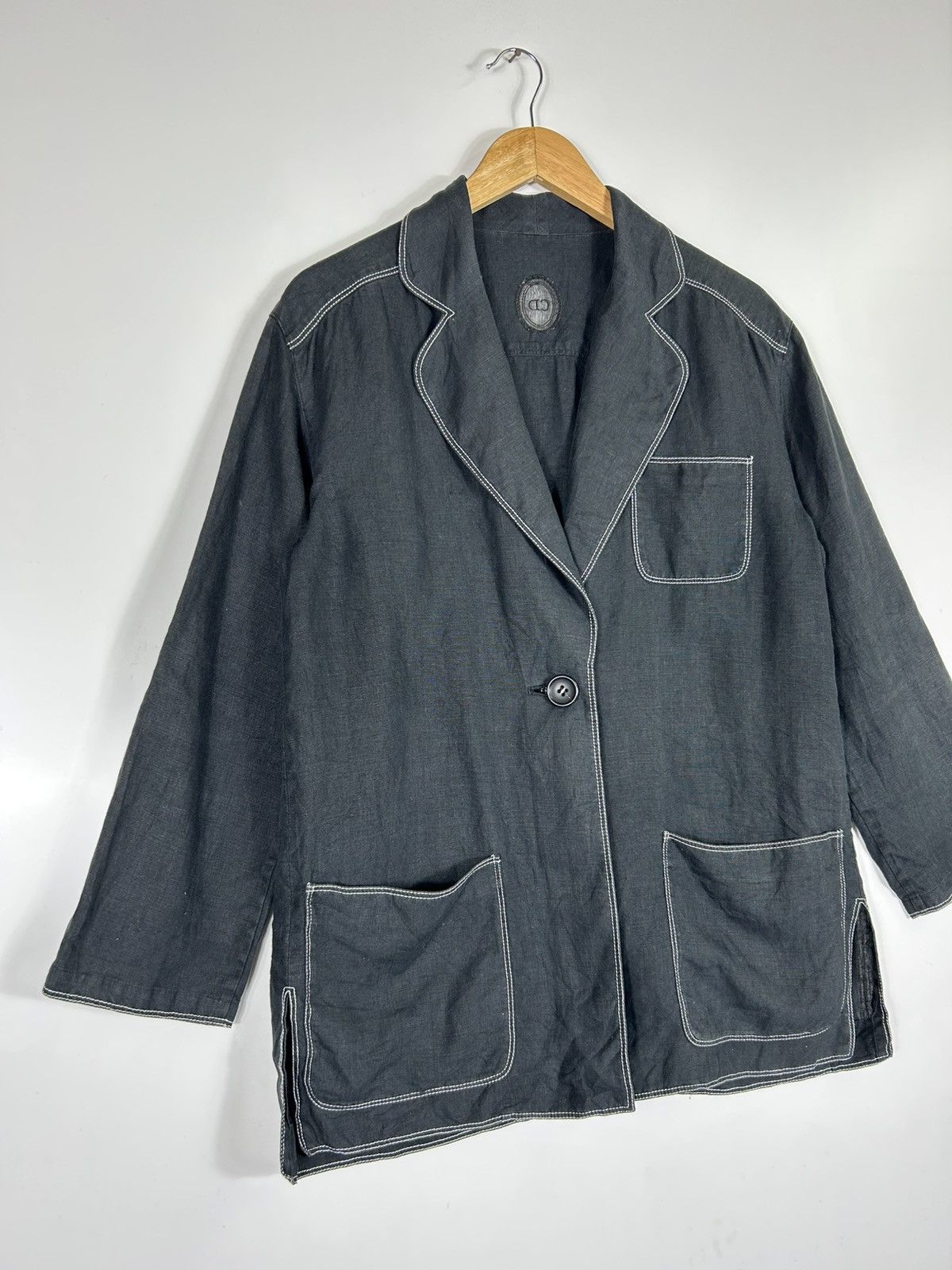 Christian Dior Monsieur Vintage Christian Dior Contrast Stitch Jacket | 90s Size US S / EU 44-46 / 1 - 2 Thumbnail