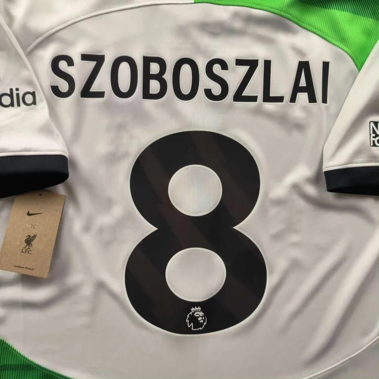 Nike NEW Liverpool 2023-24 away Szoboszlai football jersey size L Size US L / EU 52-54 / 3 - 9 Thumbnail