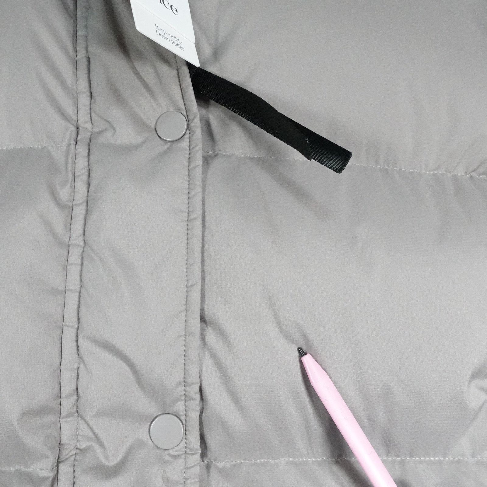 Quince Quince Flawed Small Responsible Down Long Puffer Jacket Gray Size S / US 4 / IT 40 - 8 Thumbnail