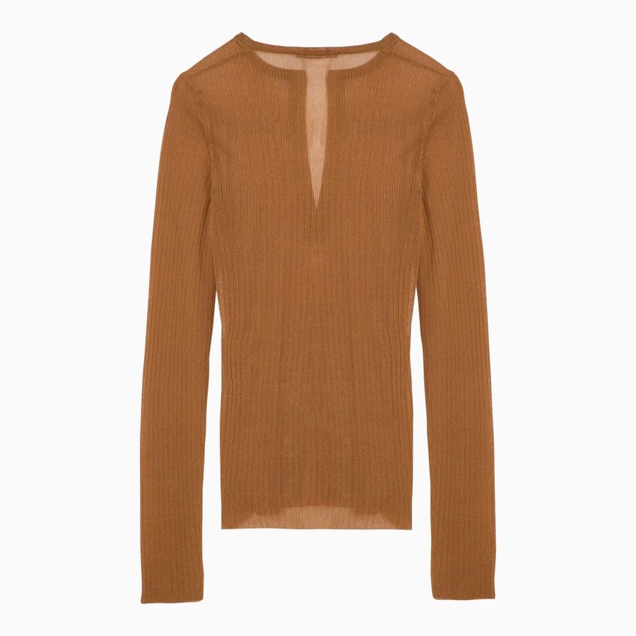 Max Mara o1d2blof0824 Jersey in Brown Size L / US 10 / IT 46 - 2 Thumbnail