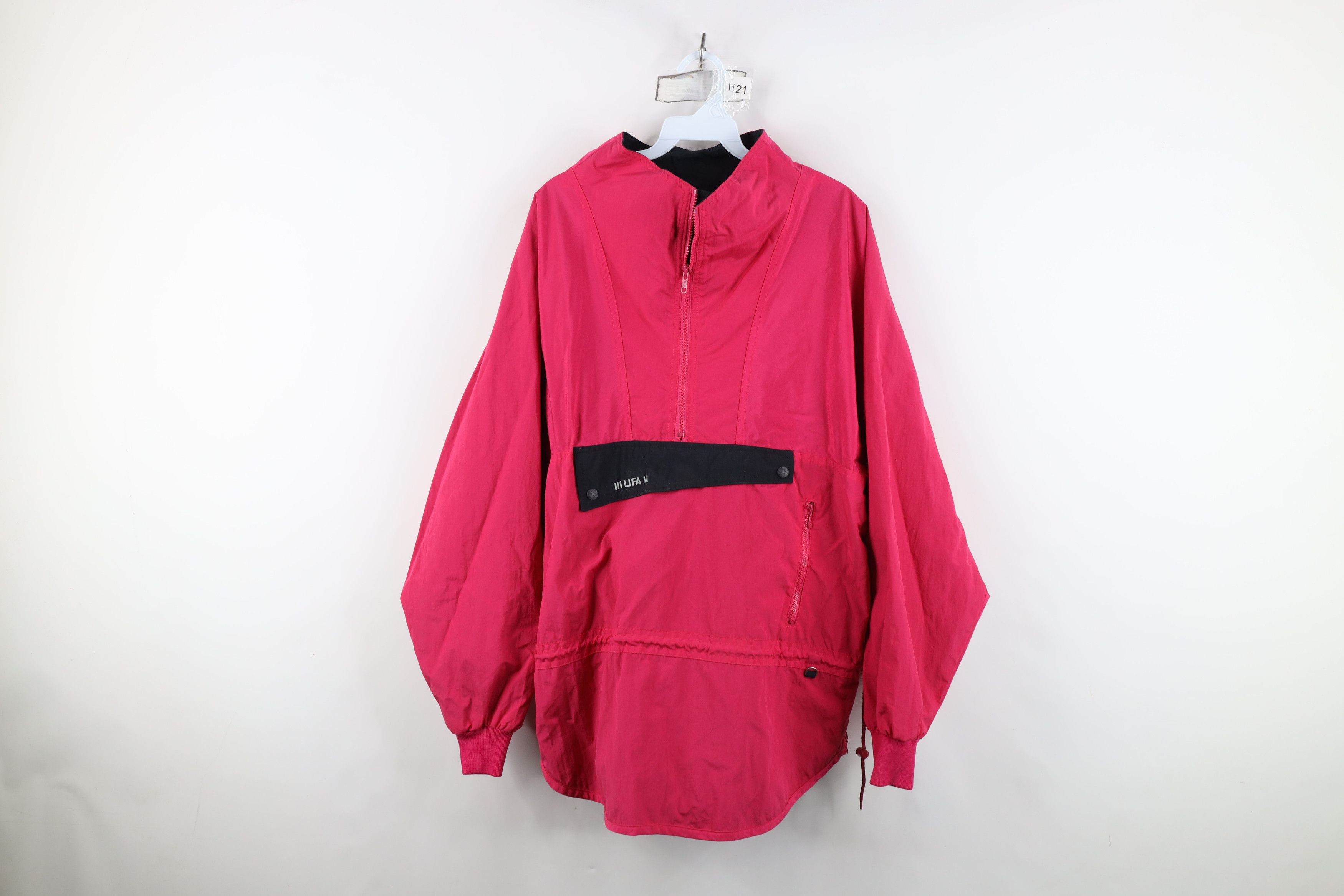 Helly Hansen Vintage 90s Helly Hansen LIFA Half Zip Pullover Jacket Pink Size L / US 10 / IT 46 - 1 Thumbnail