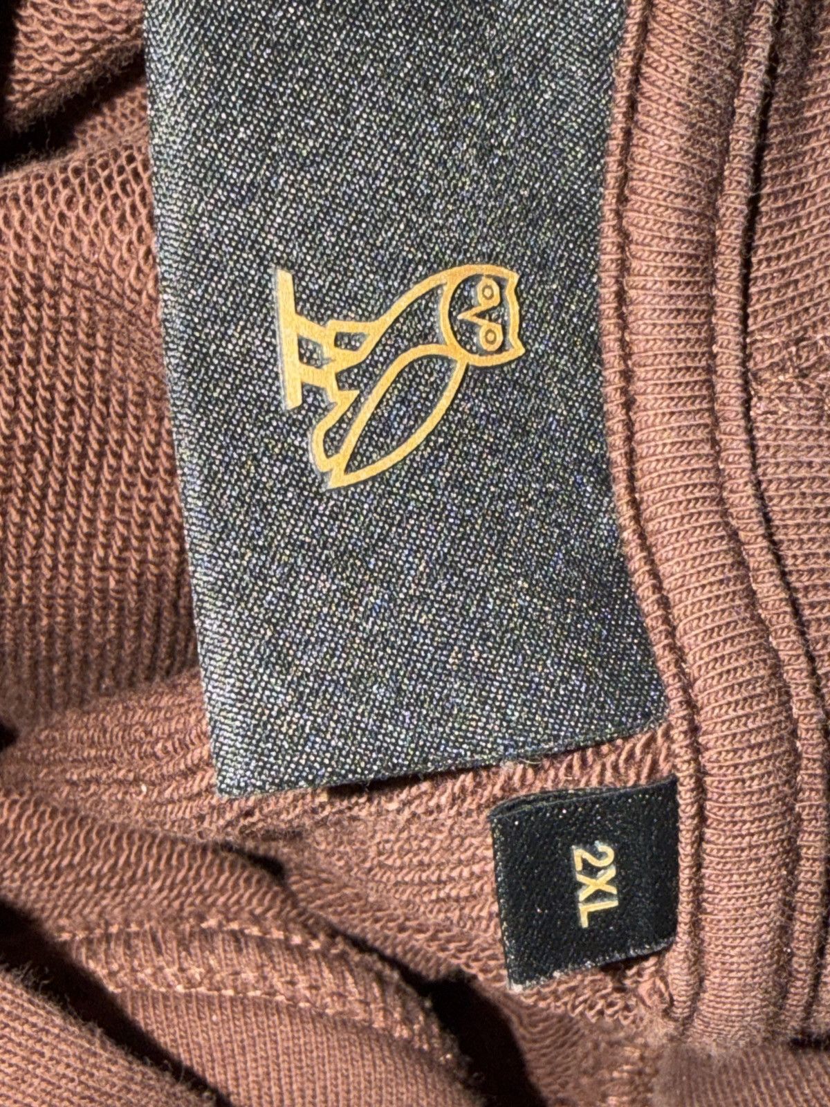 Drake *RARE* OVO Collegiate Hoodie Chocolate Brown Size US XXL / EU 58 / 5 - 4 Thumbnail