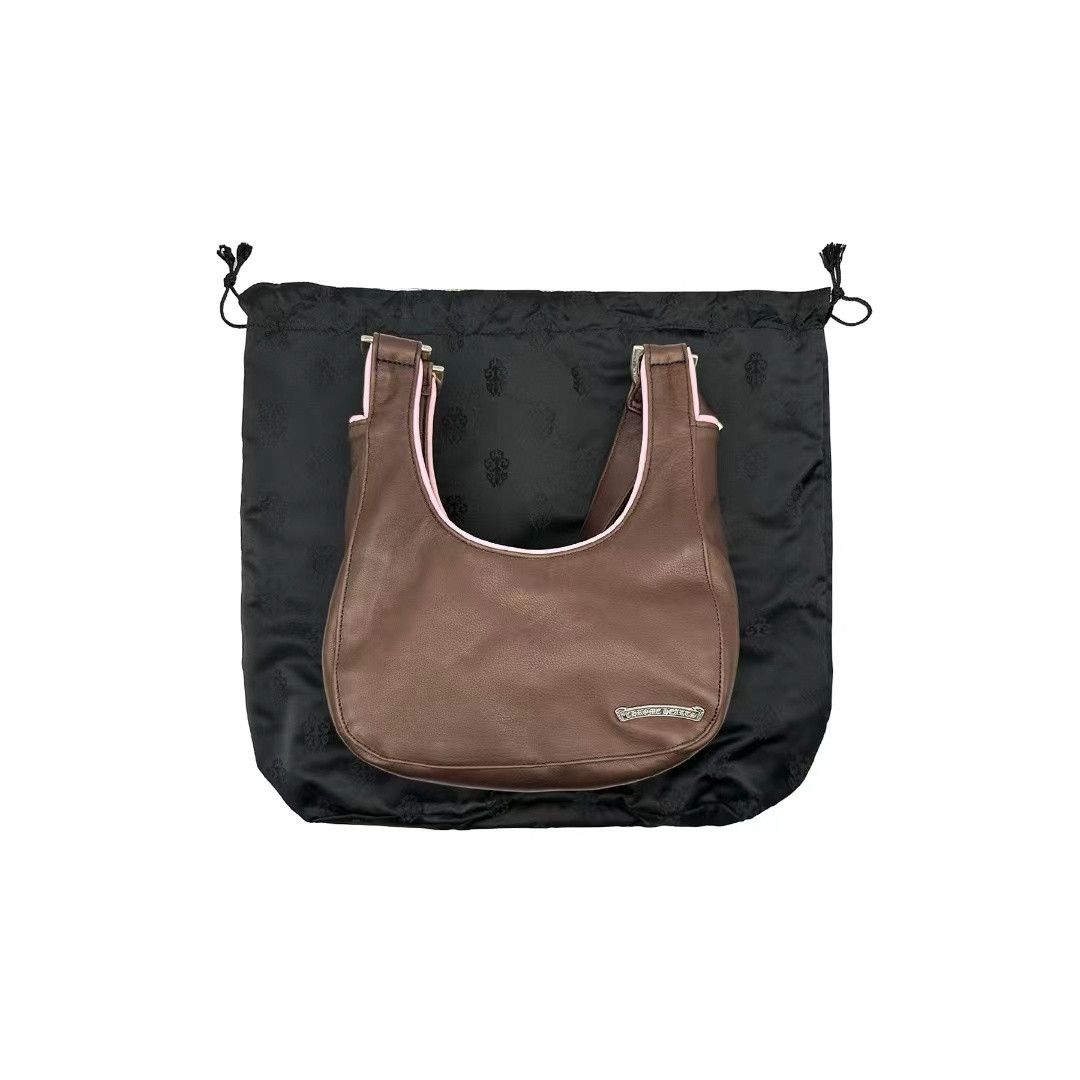 Chrome Hearts Chrome Hearts Pink & Brown Shoulder Strap Hobo Underarm Bag Size ONE SIZE - 4 Thumbnail