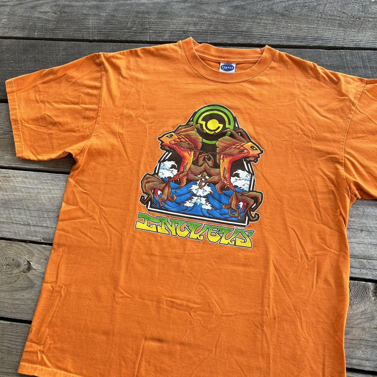 Band Tees Vintage 1999 Incubus Band T Shirt Cygnus Double Sided Size US XL / EU 56 / 4 - 1 Thumbnail