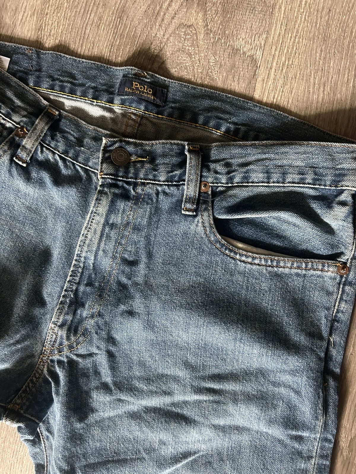 Polo Ralph Lauren × Ralph Lauren Polo Ralph Lauren men’s denim blue jeans Size US 34 / EU 50 - 3 Thumbnail