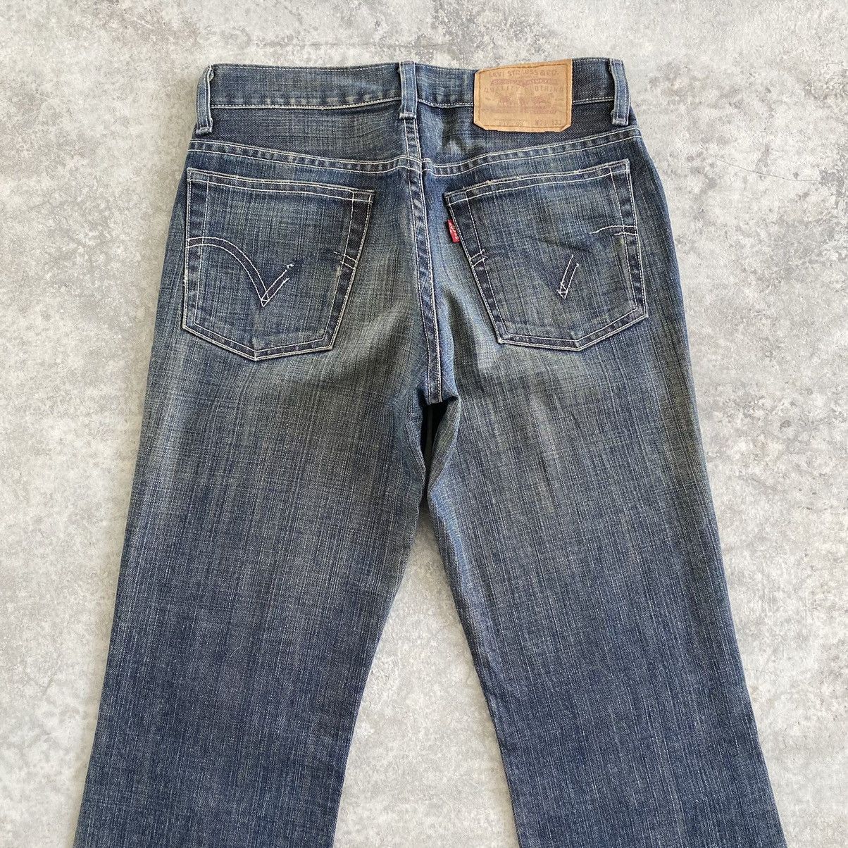 Levi's Vintage Levis 517 Mud Washed Flared Denim Jeans Size US 27 - 11 Thumbnail