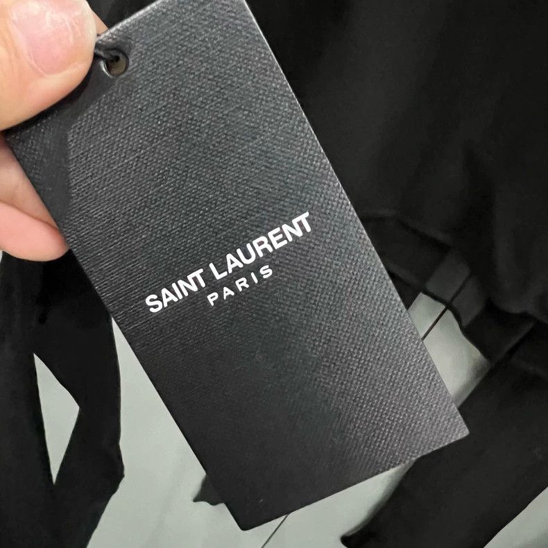 Saint Laurent Paris Saint Laurent ParisBlack Ribbon Long Sleeve Shirt 2504-Nex Size XXS / US 00 / IT 34 - 3 Thumbnail